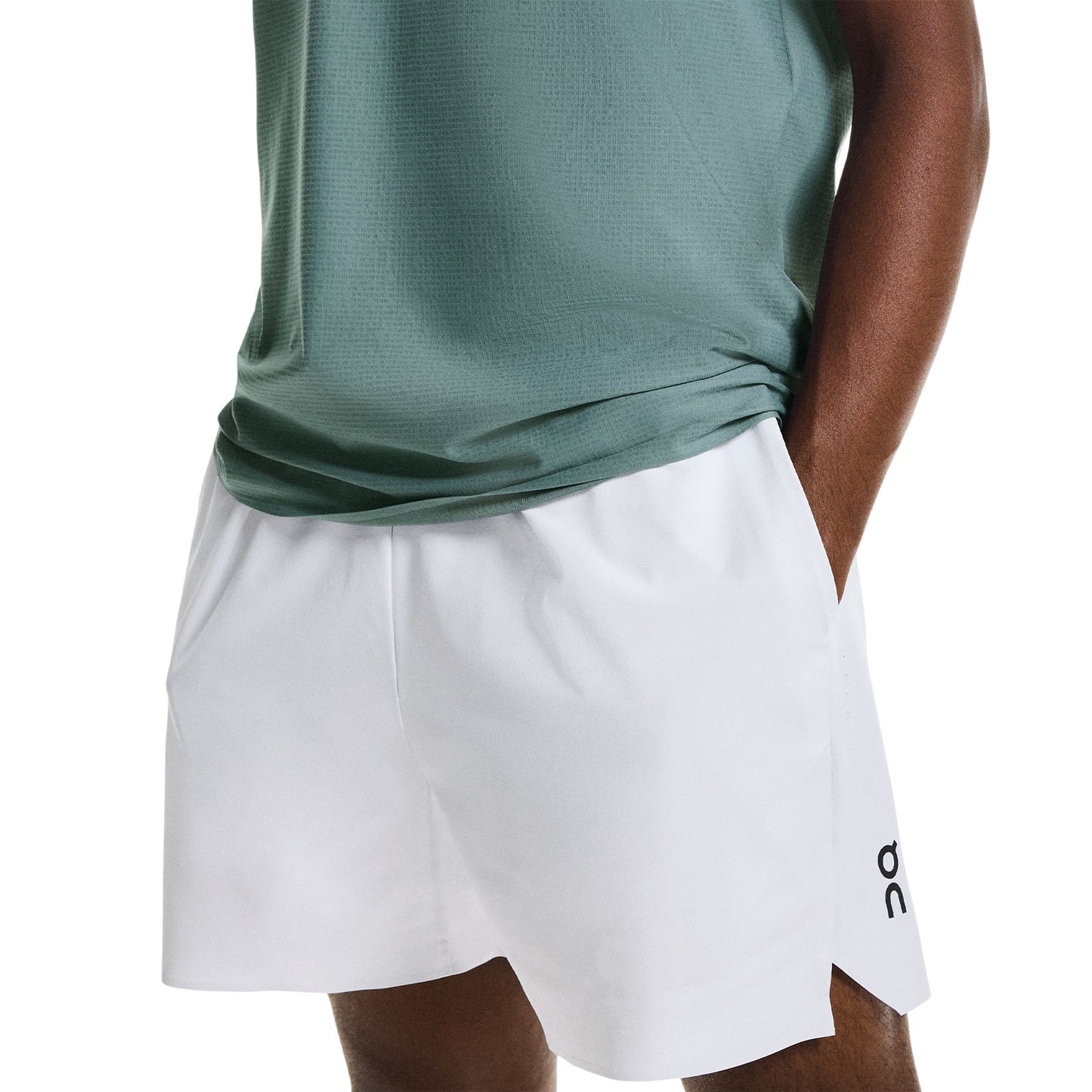On 5in Court Shorts Herren - weiß On 5in Court Shorts Herren - weiß
