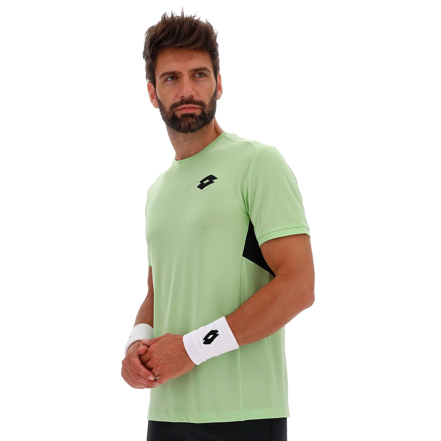 Lotto Squadra IV T-Shirt Herren - neongrün, schwarz Lotto Squadra IV T-Shirt Herren - neongrün, schwarz