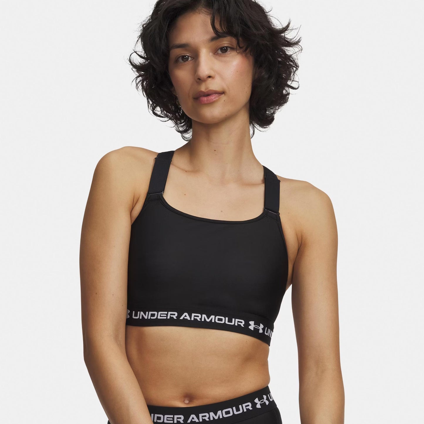 Under Armour HeatGear High Sport-BH Damen-schwarz, weiß Under Armour HeatGear High Sport-BH Damen-schwarz, weiß