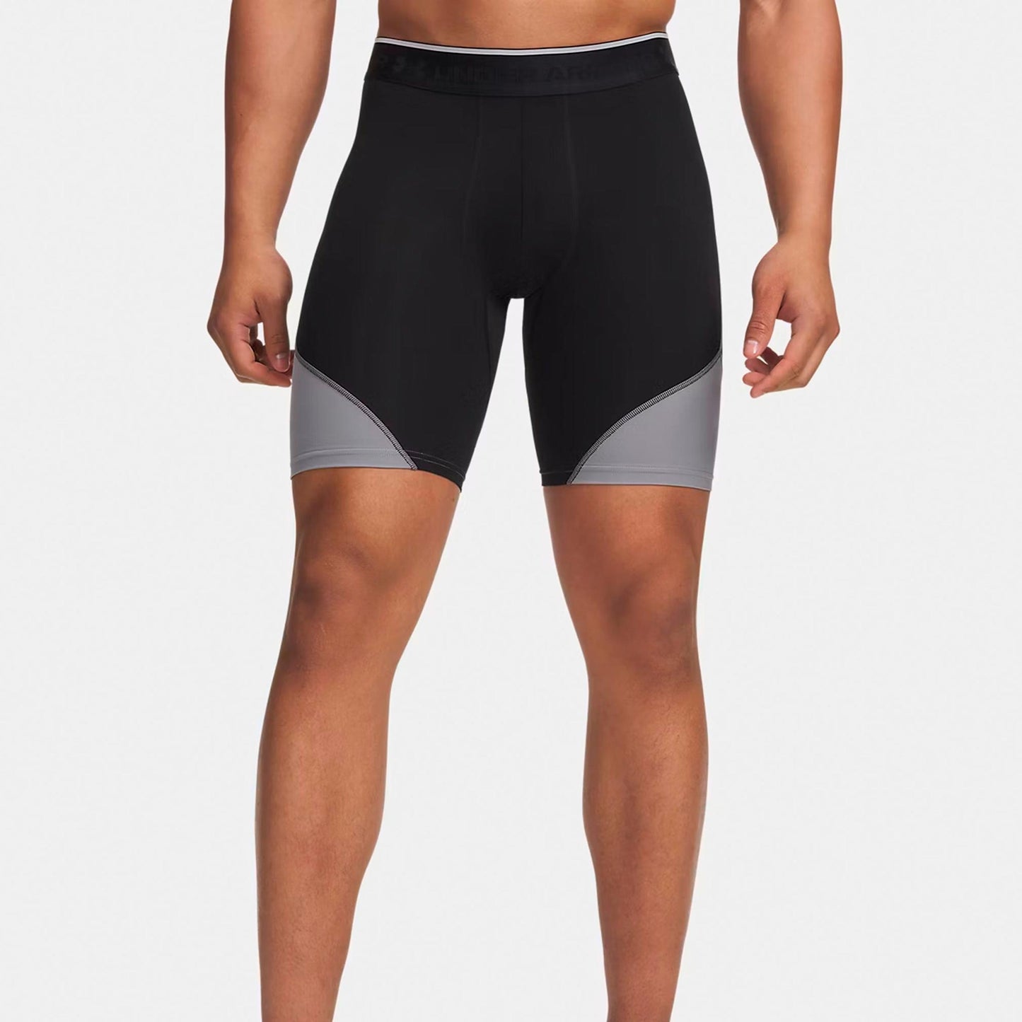 Under Armour Elite Long Shorts Herren - schwarz, silber Under Armour Elite Long Shorts Herren - schwarz, silber