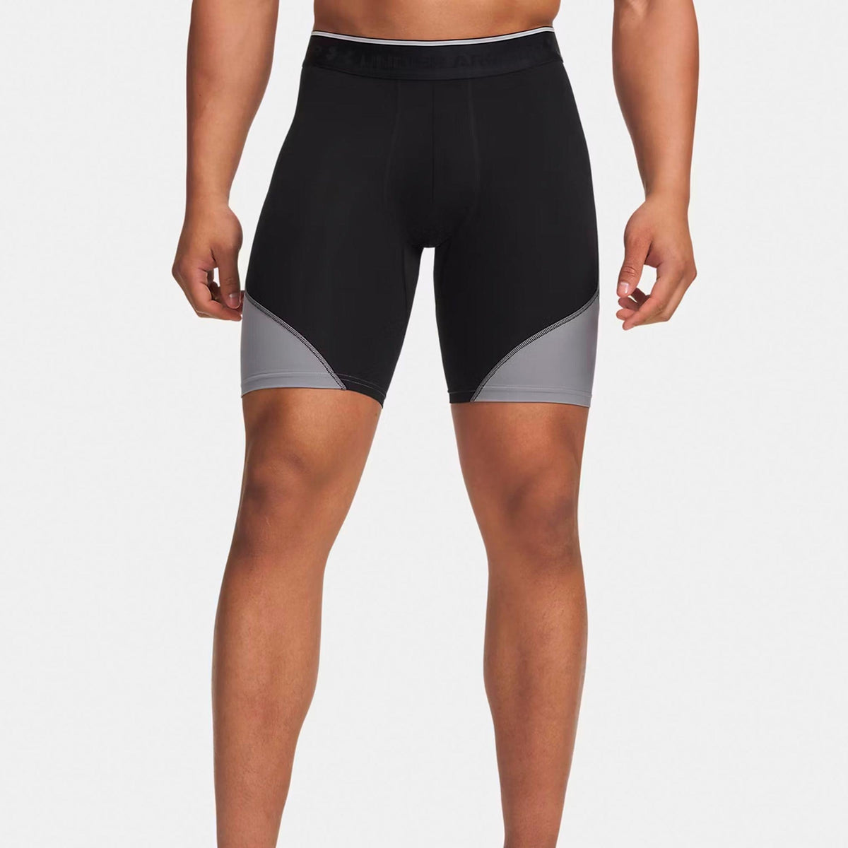 Under Armour Elite Long Shorts Herren - schwarz, silber Under Armour Elite Long Shorts Herren - schwarz, silber