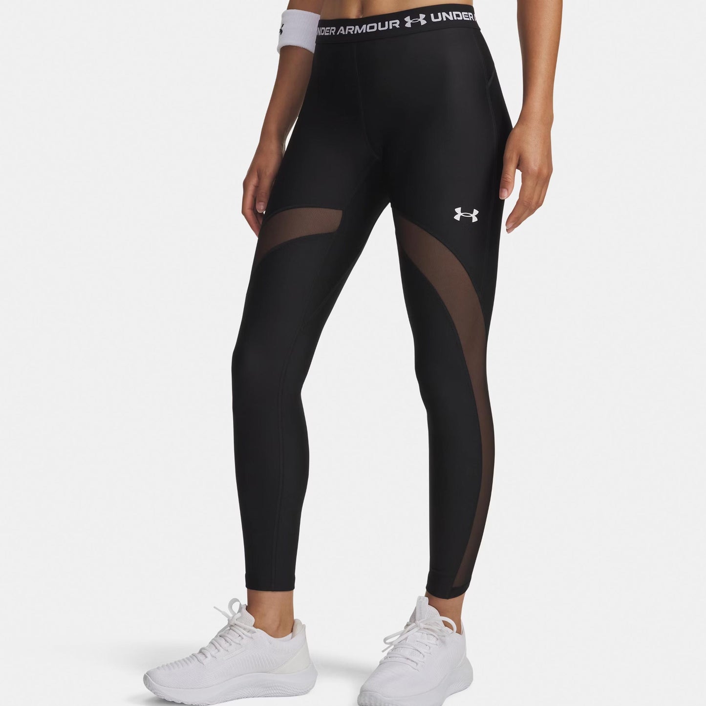 Under Armour HeatGear Mesh Tight Damen-schwarz, weiß Under Armour HeatGear Mesh Tight Damen-schwarz, weiß