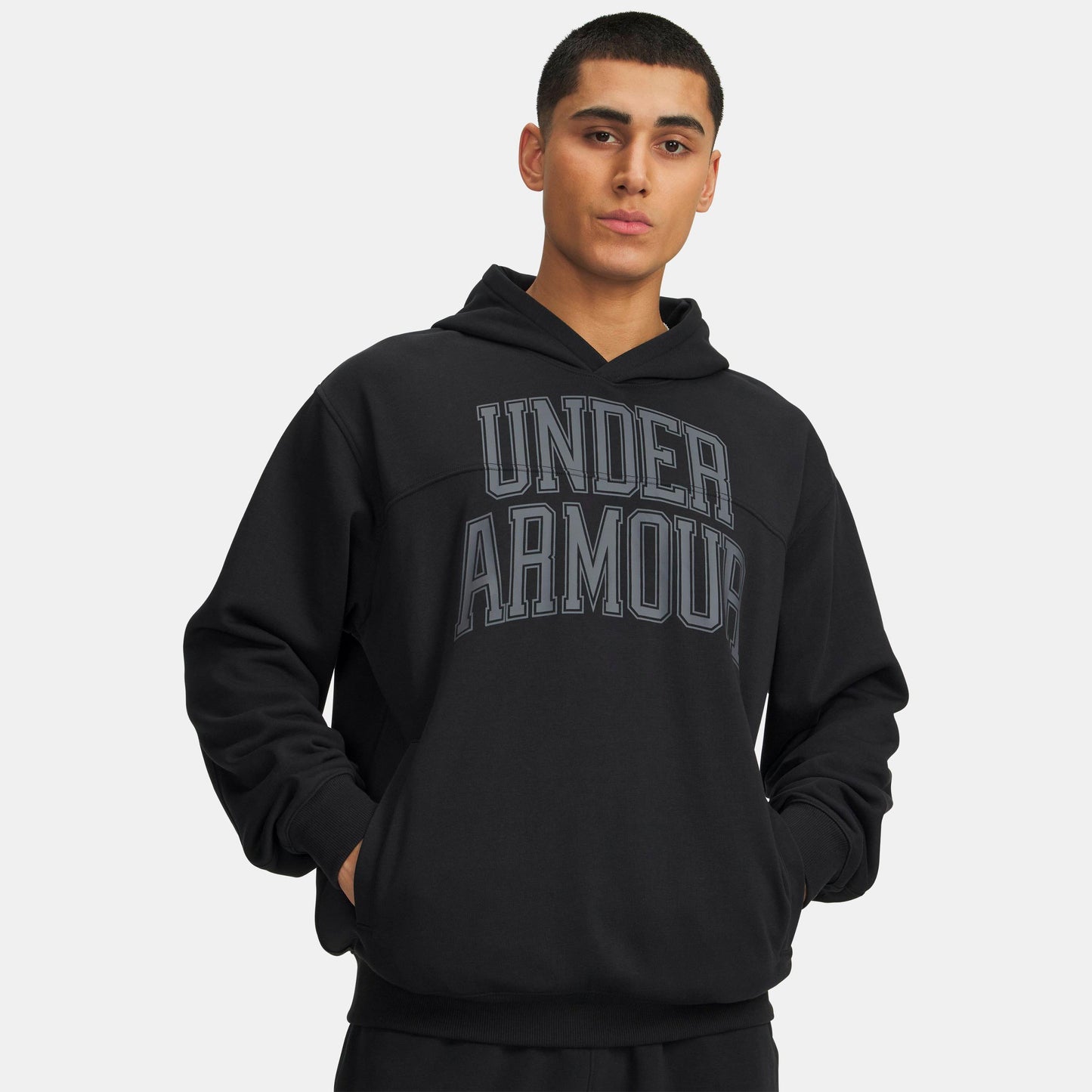Under Armour Rival Graphic Hoody Herren-schwarz, schwarz Under Armour Rival Graphic Hoody Herren-schwarz, schwarz