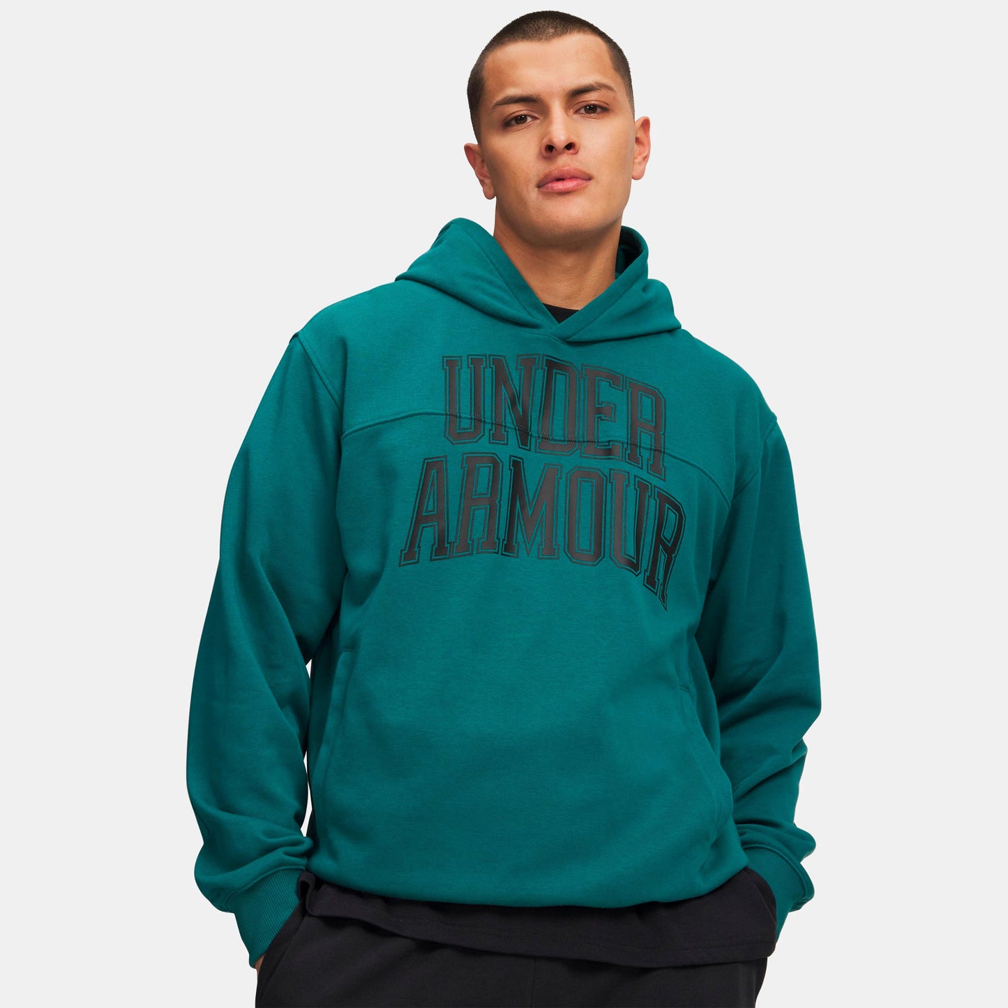 Under Armour Rival Graphic Hoody Herren-grün, schwarz Under Armour Rival Graphic Hoody Herren-grün, schwarz