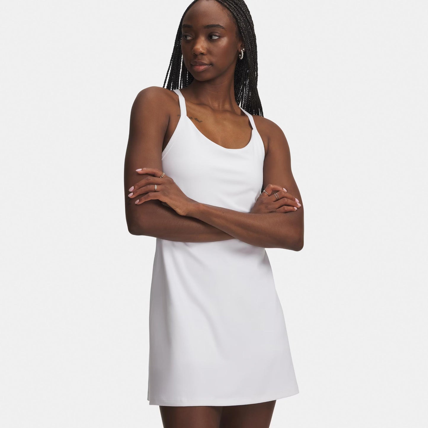 Under Armour Motion Kleid Damen-weiß, grau Under Armour Motion Kleid Damen-weiß, grau