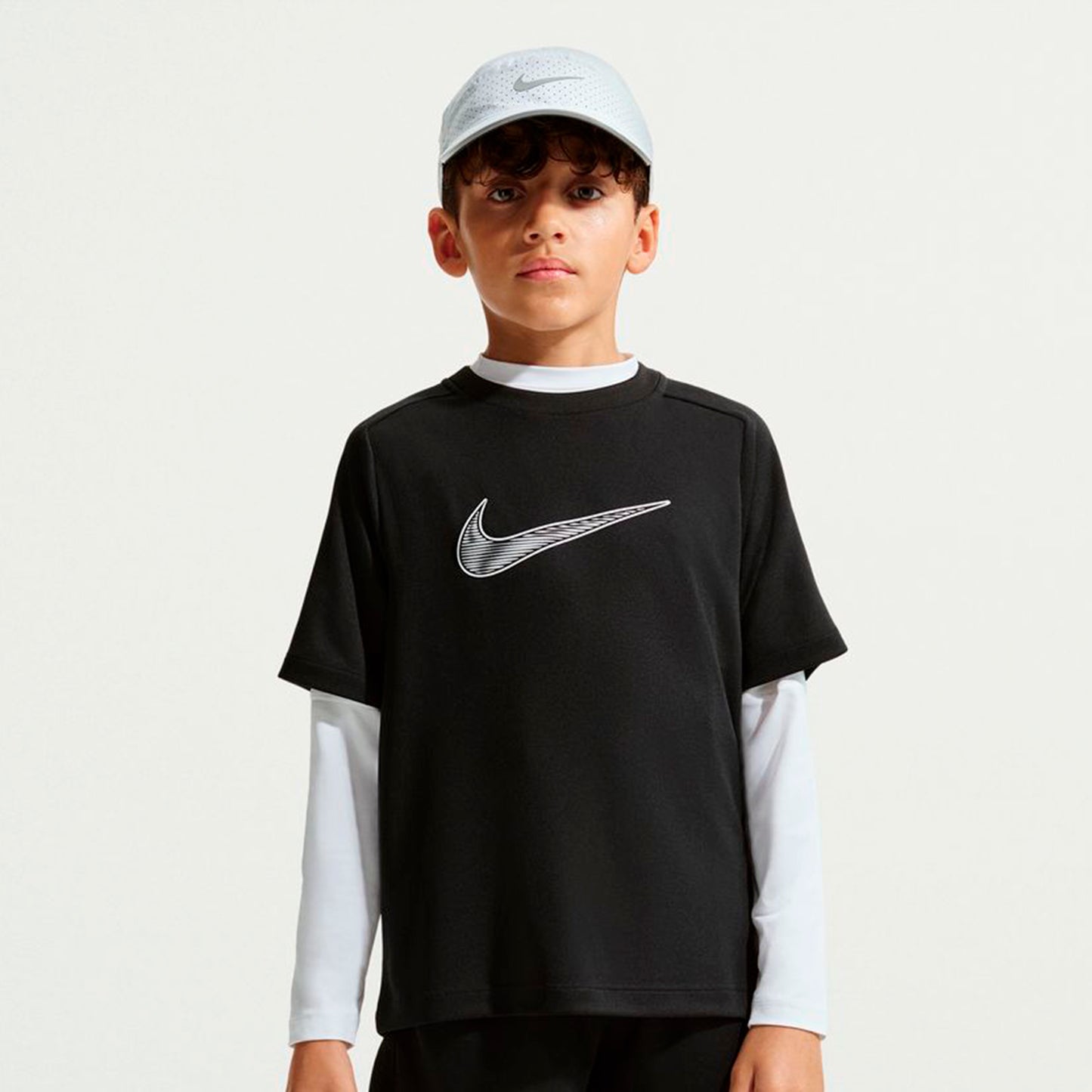 Nike Dri-Fit Multi T-Shirt Jungen-schwarz Nike Dri-Fit Multi T-Shirt Jungen-schwarz