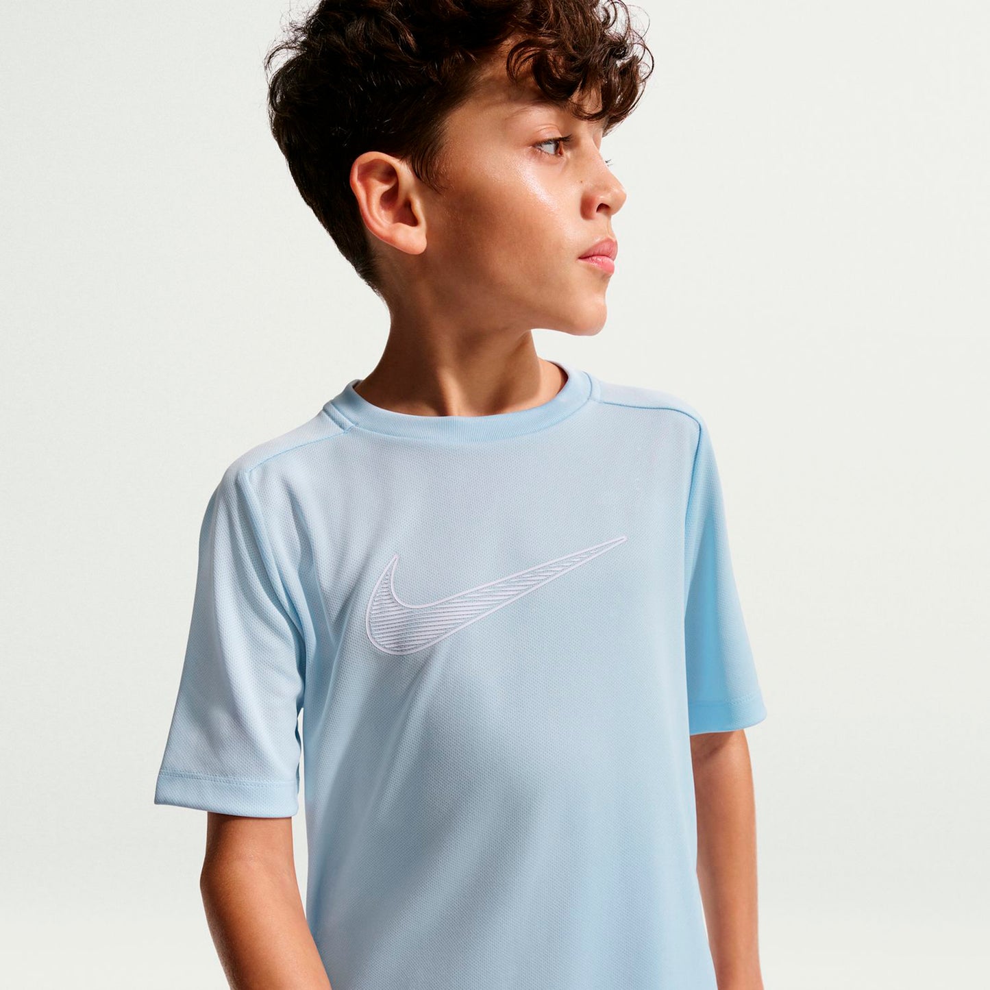 Nike Dri-Fit Multi T-Shirt Jungen - hellblau, weiß Nike Dri-Fit Multi T-Shirt Jungen - hellblau, weiß