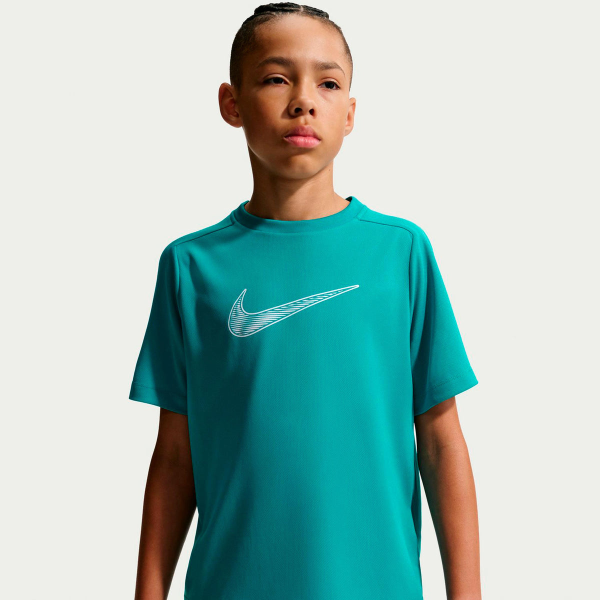 Nike Dri-Fit Multi T-Shirt Kinder - petrol, weiß Nike Dri-Fit Multi T-Shirt Kinder - petrol, weiß