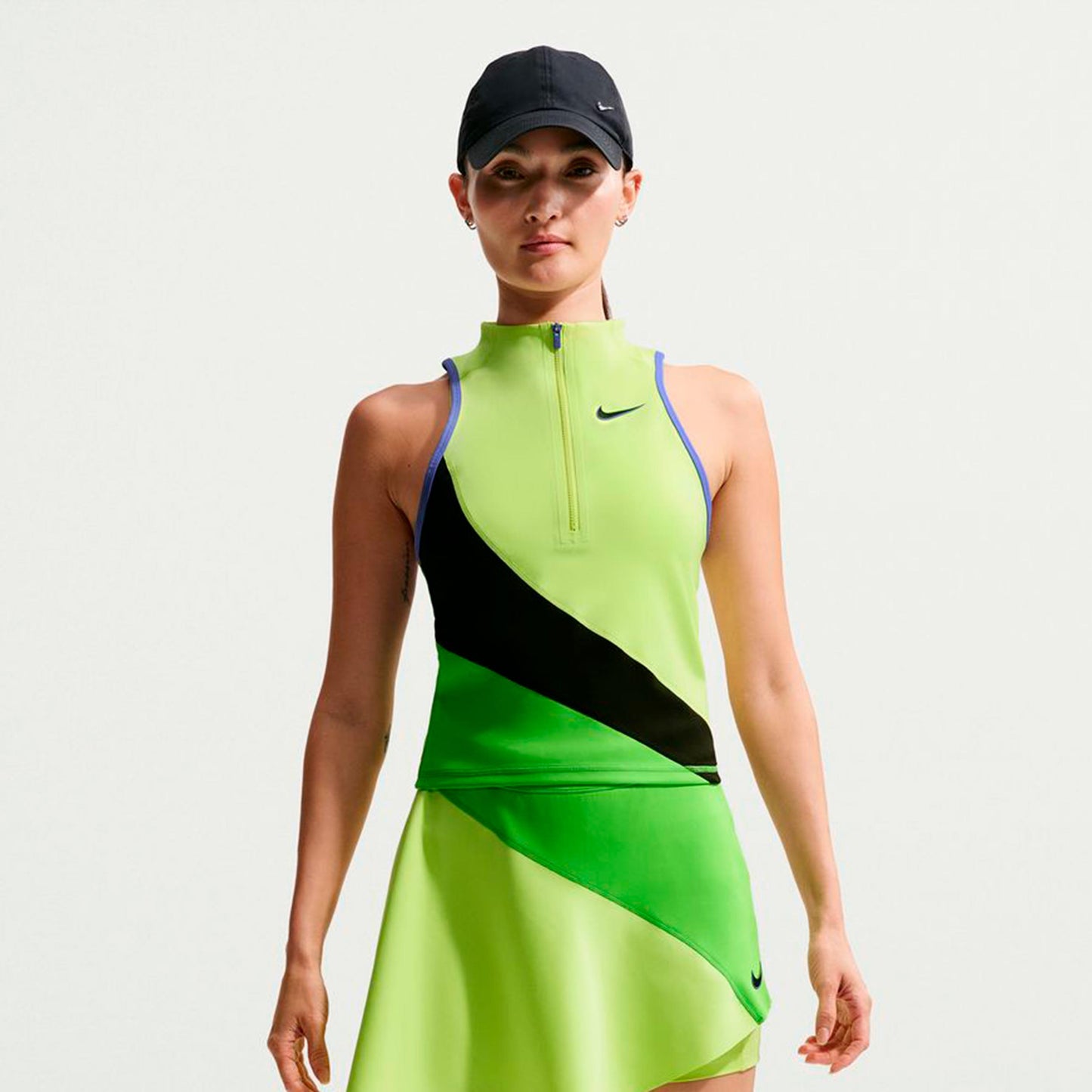 Nike Court Dri-Fit Slam Tank-Top Damen-limette, mehrfarbig Nike Court Dri-Fit Slam Tank-Top Damen-limette, mehrfarbig