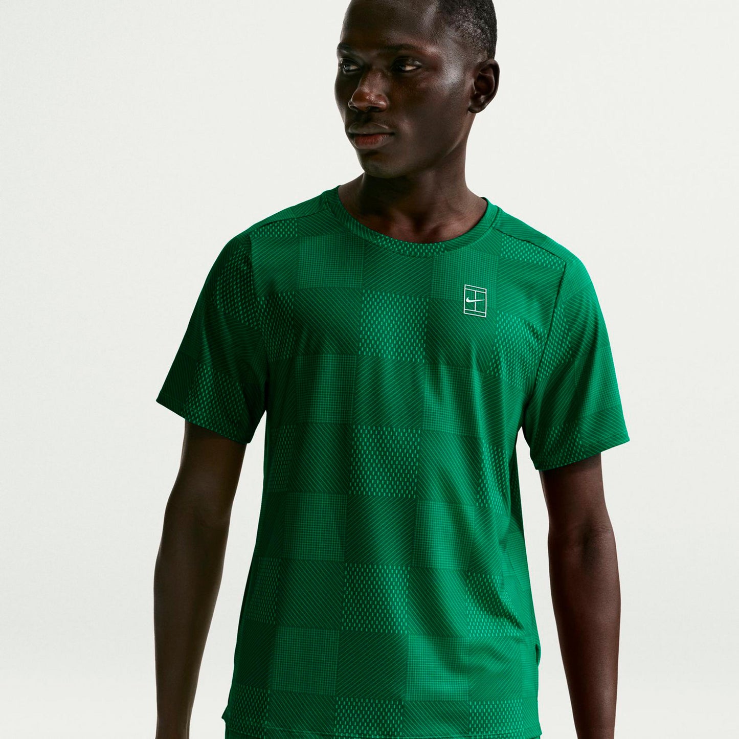 Nike Court Dri-Fit Advantage T-Shirt Herren-grün Nike Court Dri-Fit Advantage T-Shirt Herren-grün