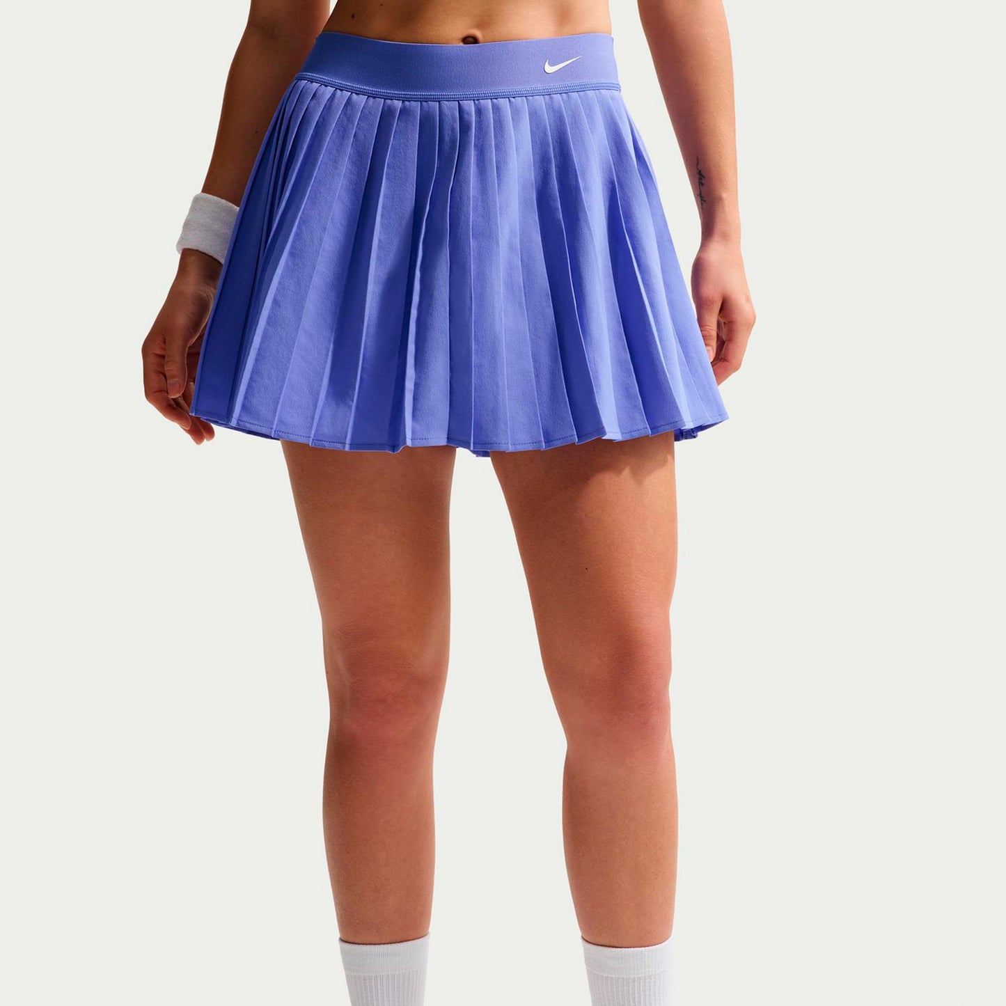 Nike Dri-Fit Victory High Rise Pleated Rock Damen-blau Nike Dri-Fit Victory High Rise Pleated Rock Damen-blau