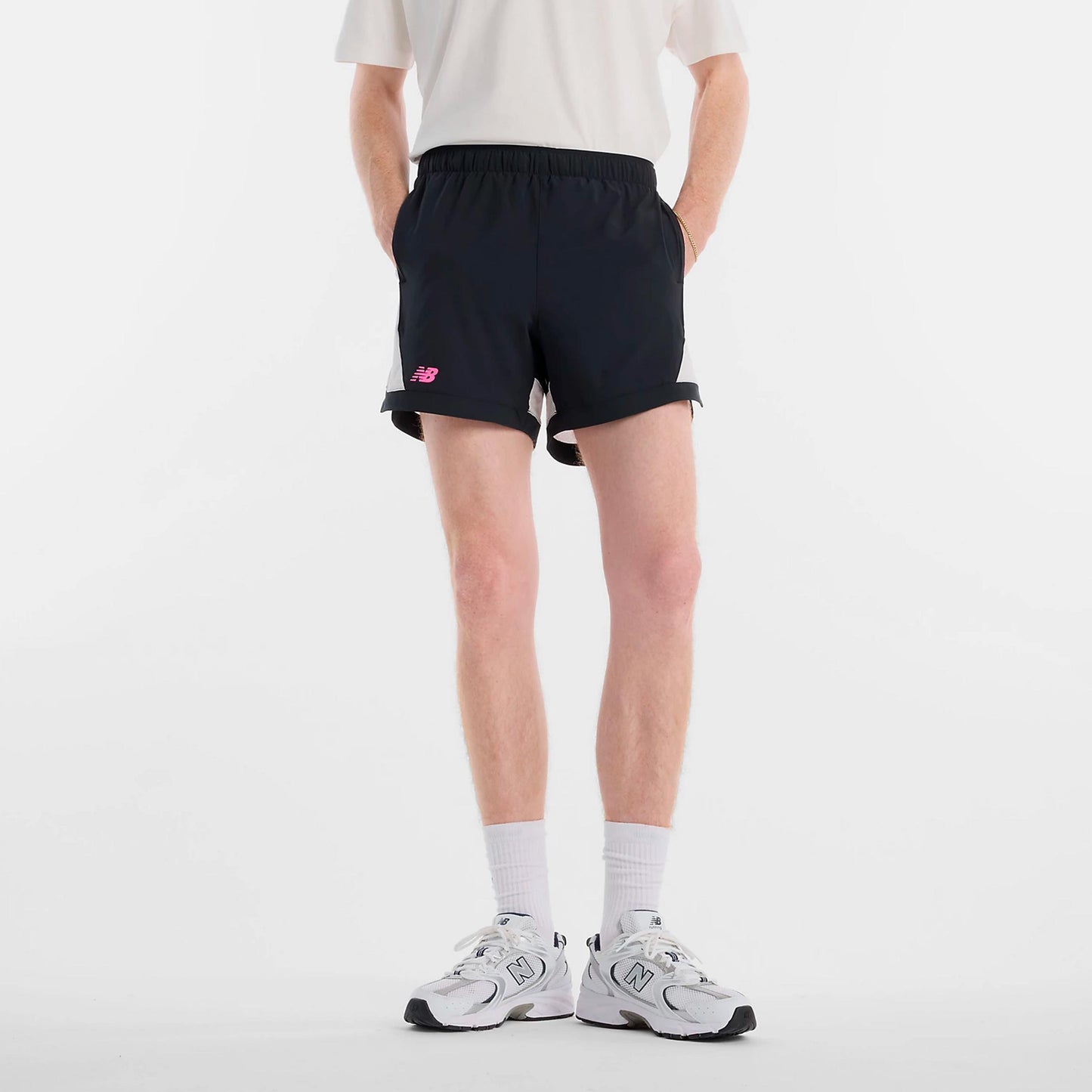 New Balance Tournament Novelty Shorts Herren-schwarz, weiß New Balance Tournament Novelty Shorts Herren-schwarz, weiß