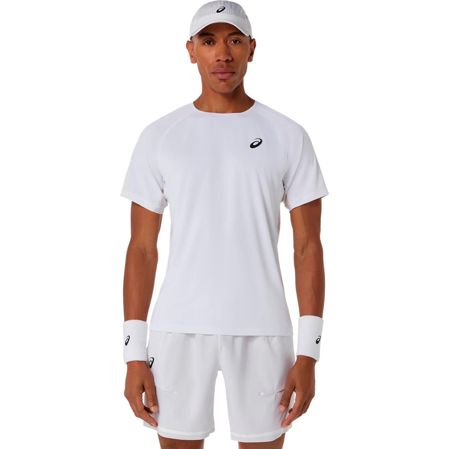 ASICS Match T-Shirt Herren-weiß ASICS Match T-Shirt Herren-weiß