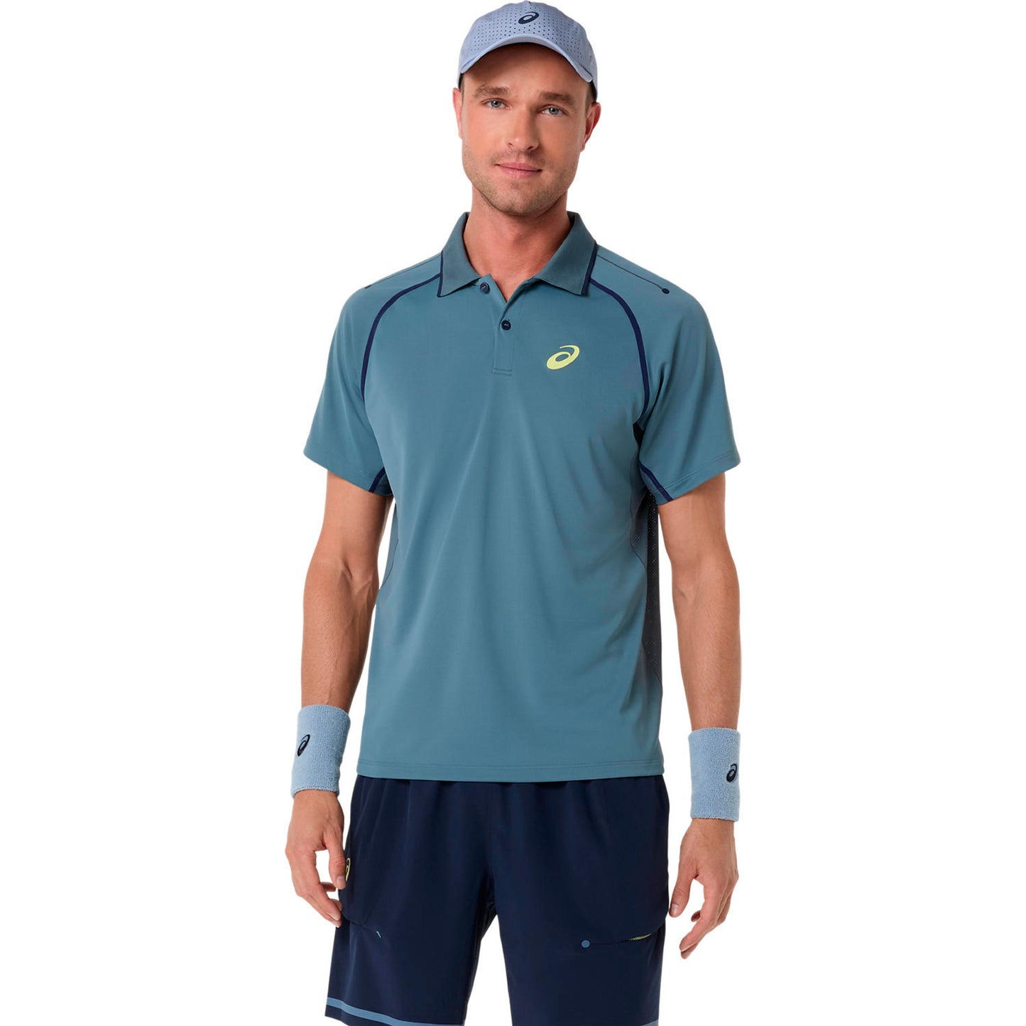 ASICS Match Polo Herren - petrol ASICS Match Polo Herren - petrol