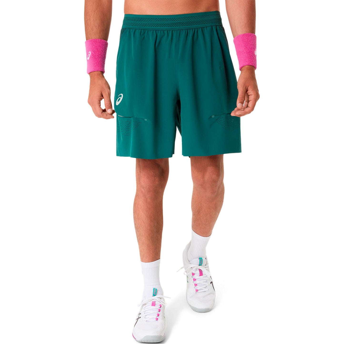 ASICS Match Laser Cut 7In Shorts Herren-petrol ASICS Match Laser Cut 7In Shorts Herren-petrol