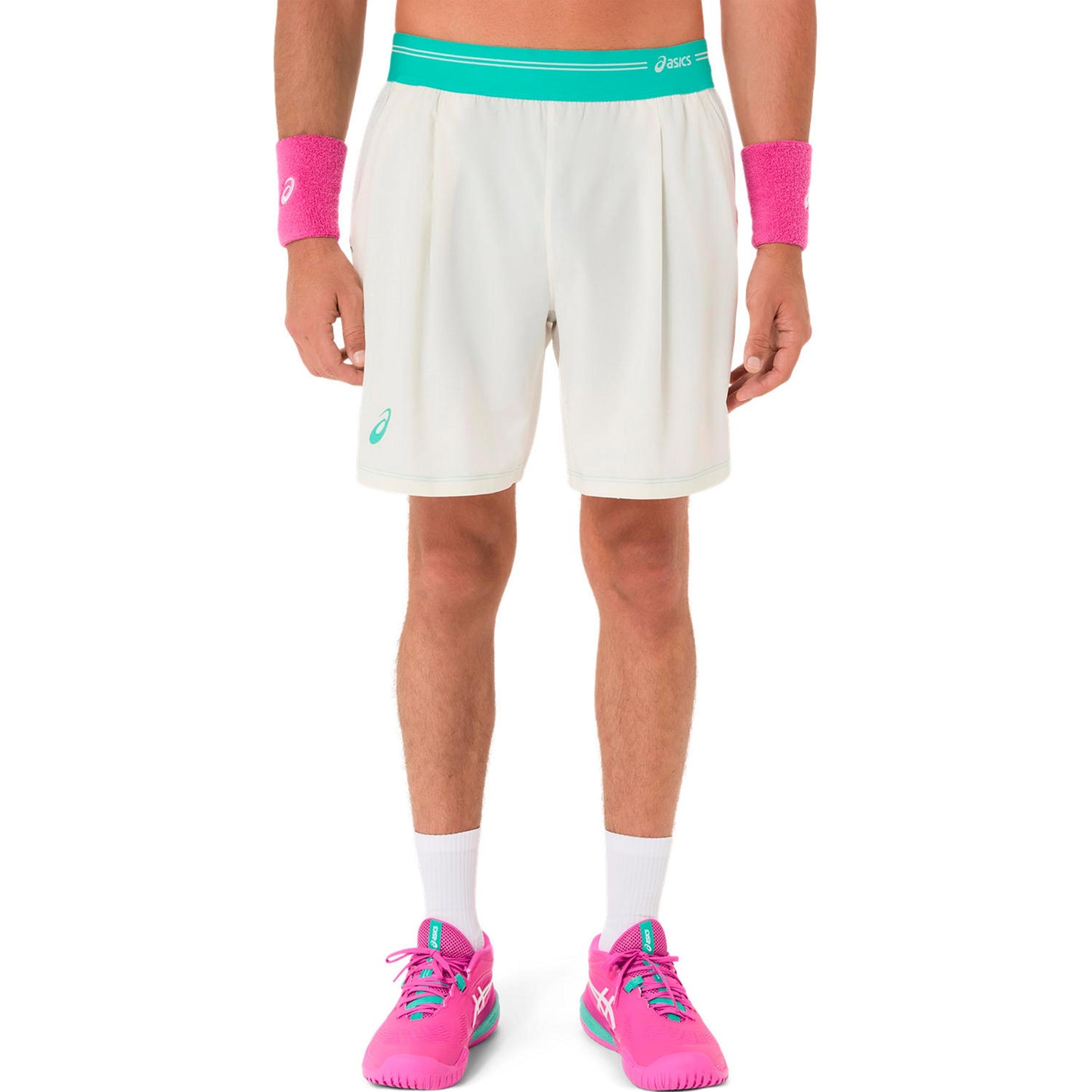 ASICS Game Shorts Herren-creme ASICS Game Shorts Herren-creme