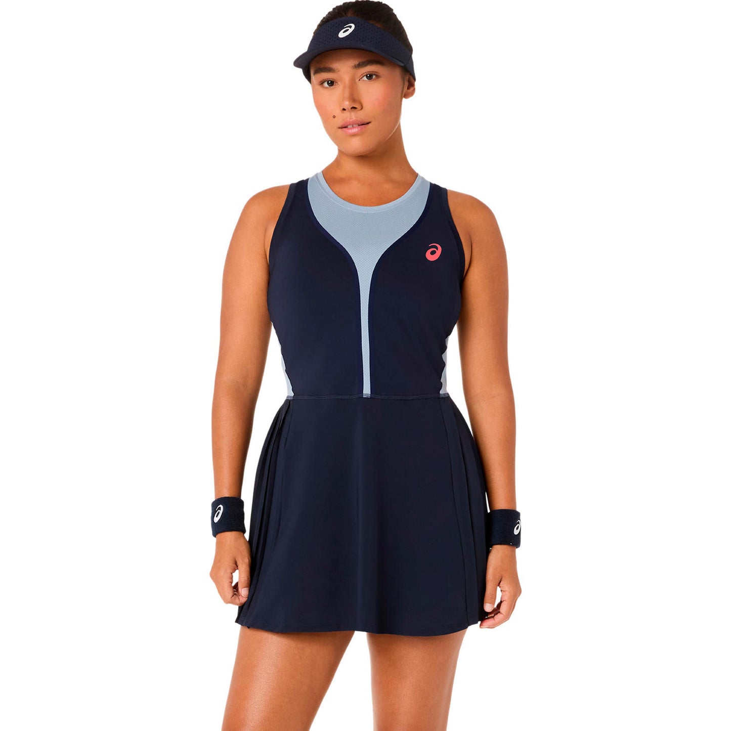 ASICS Match Pleat Kleid Damen-dunkelblau ASICS Match Pleat Kleid Damen-dunkelblau