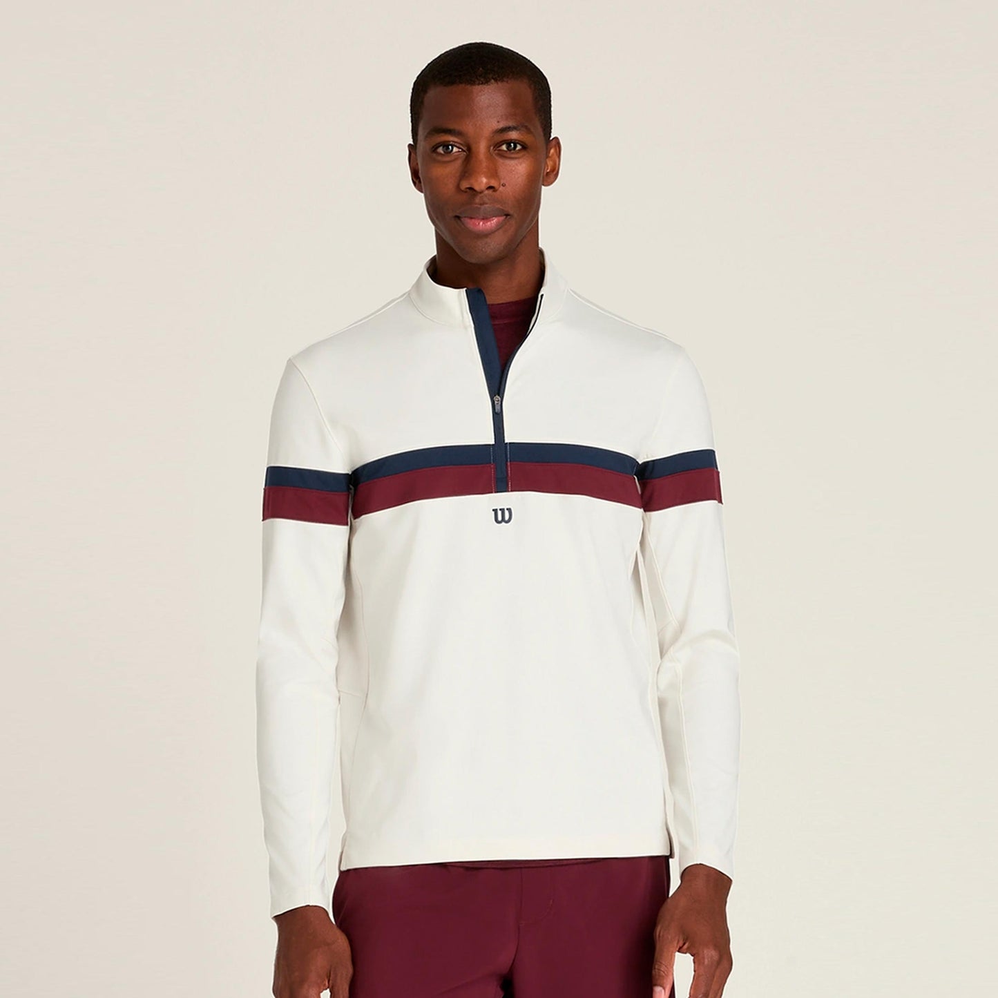 Wilson Elevate Performance Half-Zip Longsleeve Herren-sand Wilson Elevate Performance Half-Zip Longsleeve Herren-sand
