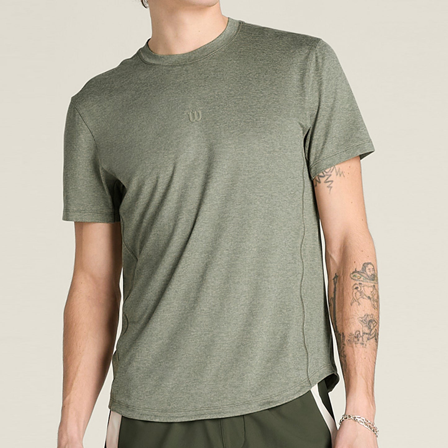 Wilson Everyday Performance T-Shirt Herren-oliv Wilson Everyday Performance T-Shirt Herren-oliv
