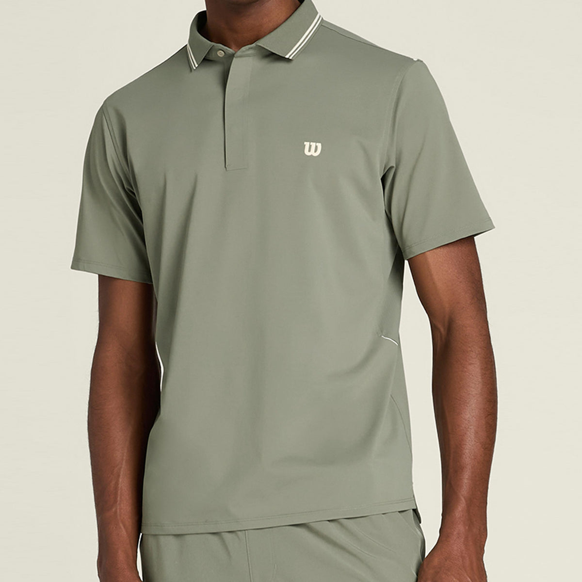 Wilson Challengers Technical Polo Herren-oliv Wilson Challengers Technical Polo Herren-oliv