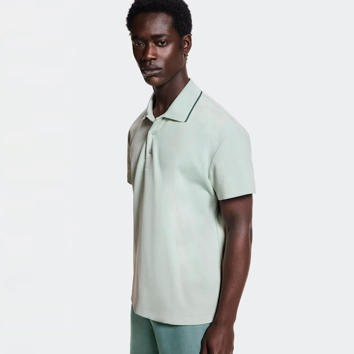 On Courtside Polo Herren - mint, salbei On Courtside Polo Herren - mint, salbei
