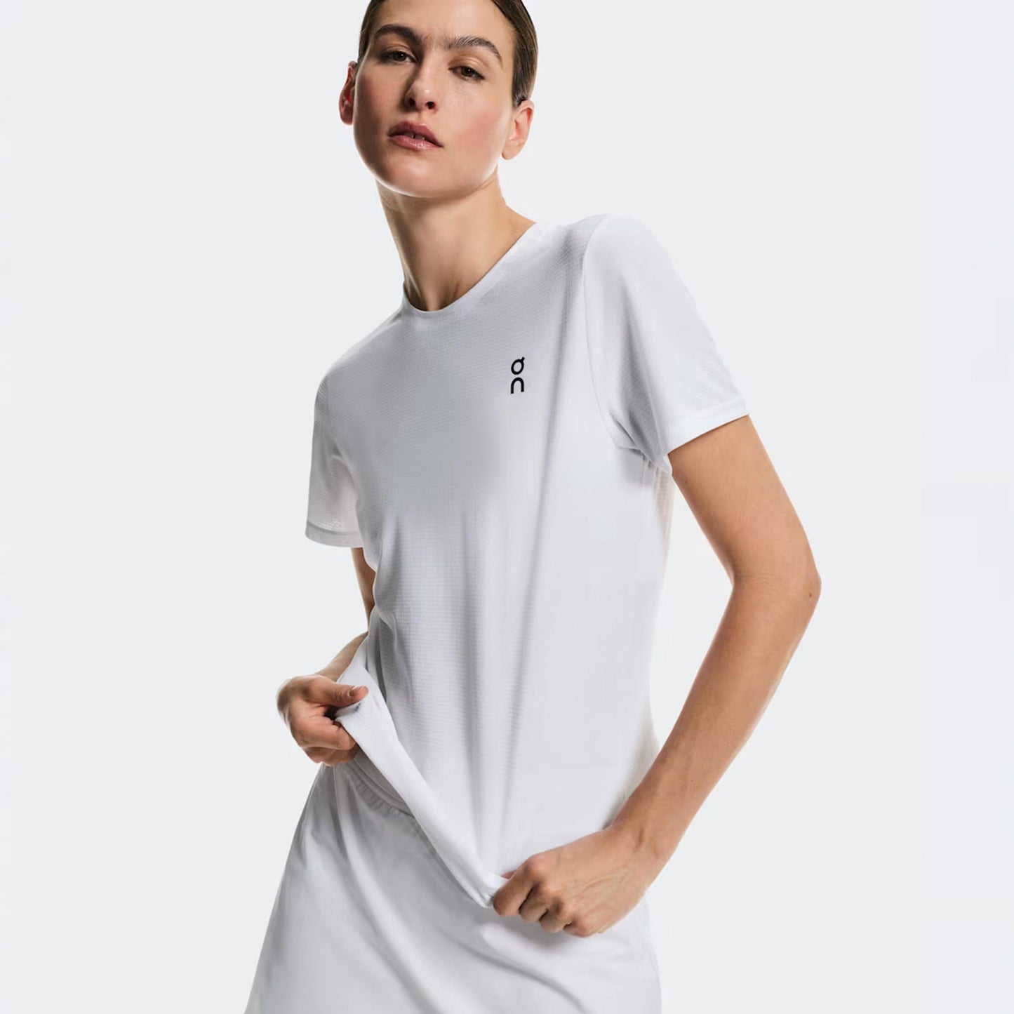 On Court T-Shirt Damen - weiß On Court T-Shirt Damen - weiß