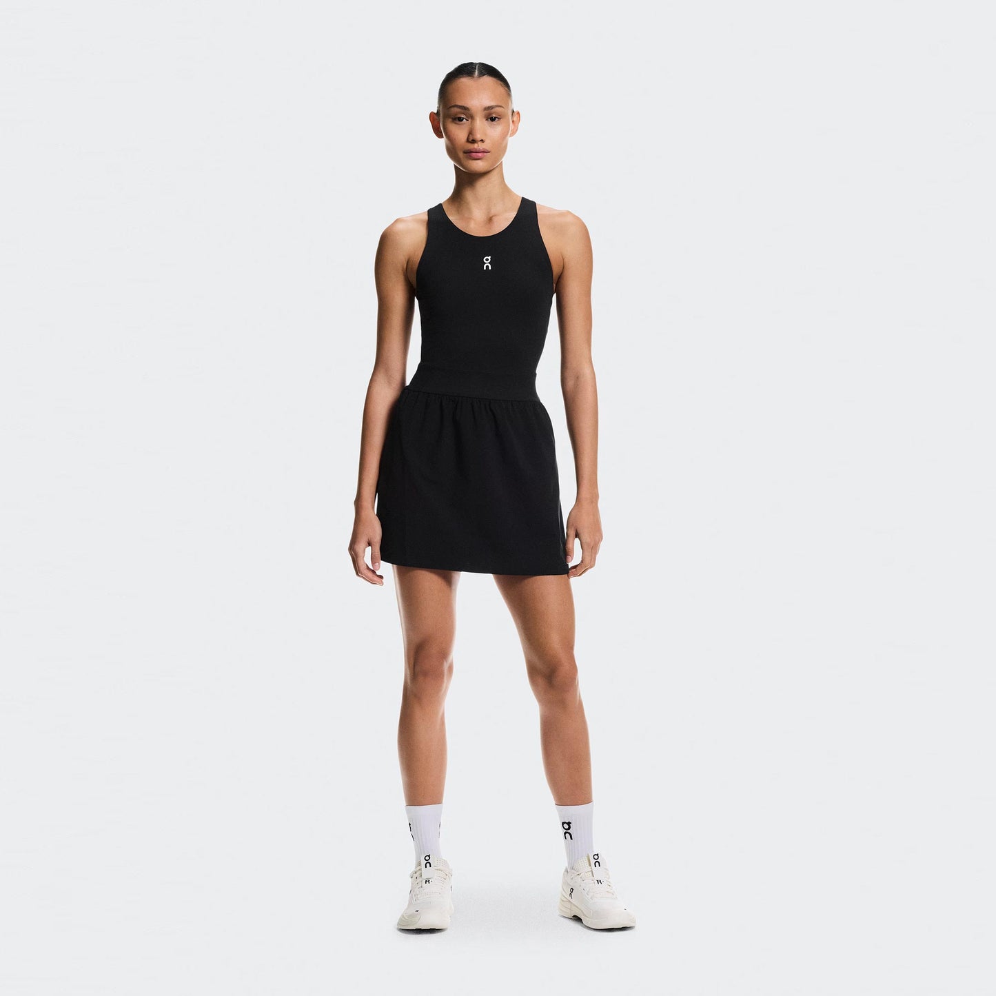 On Court Split Kleid Damen - schwarz On Court Split Kleid Damen - schwarz