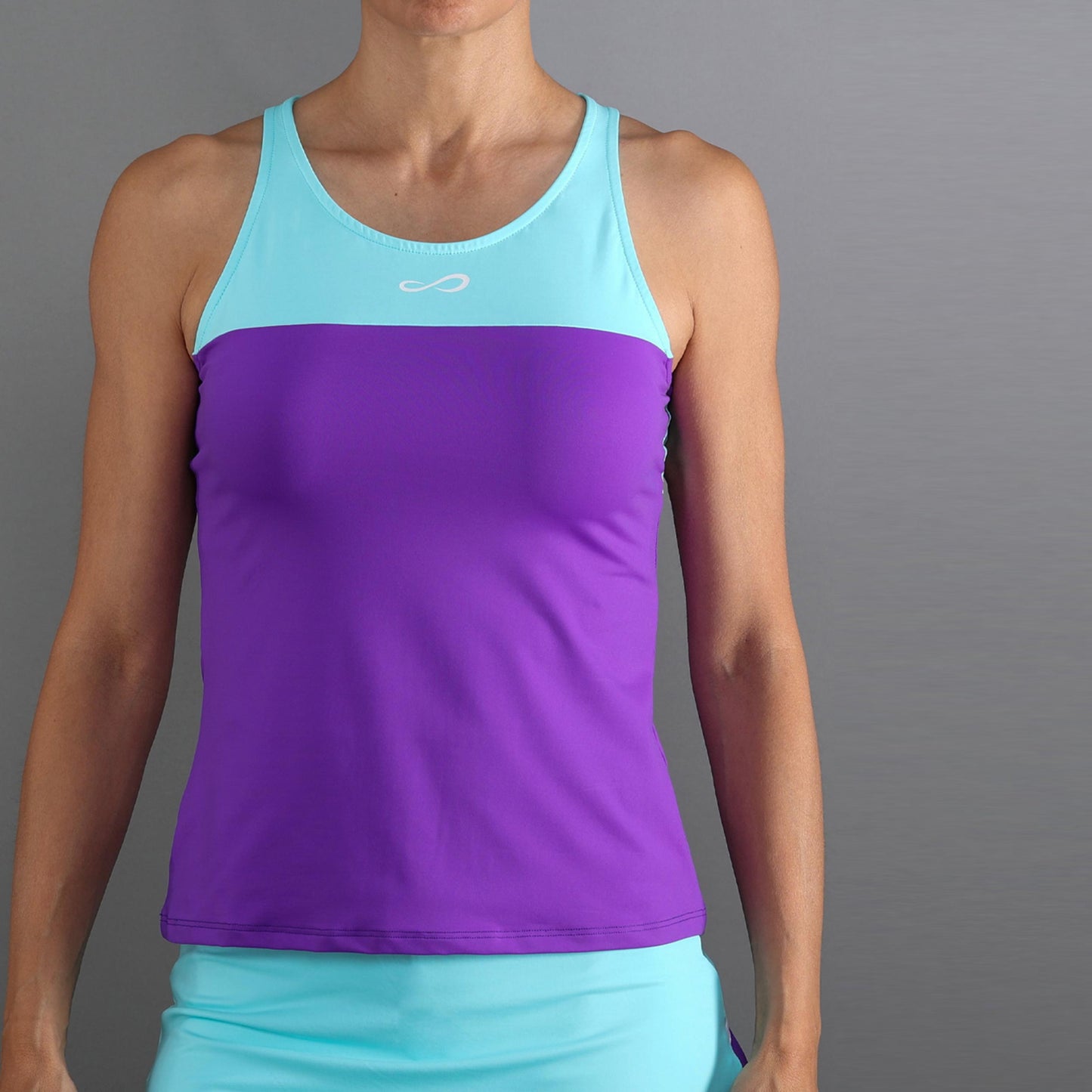 Endless Bloom Tank-Top Damen-lila, türkis Endless Bloom Tank-Top Damen-lila, türkis