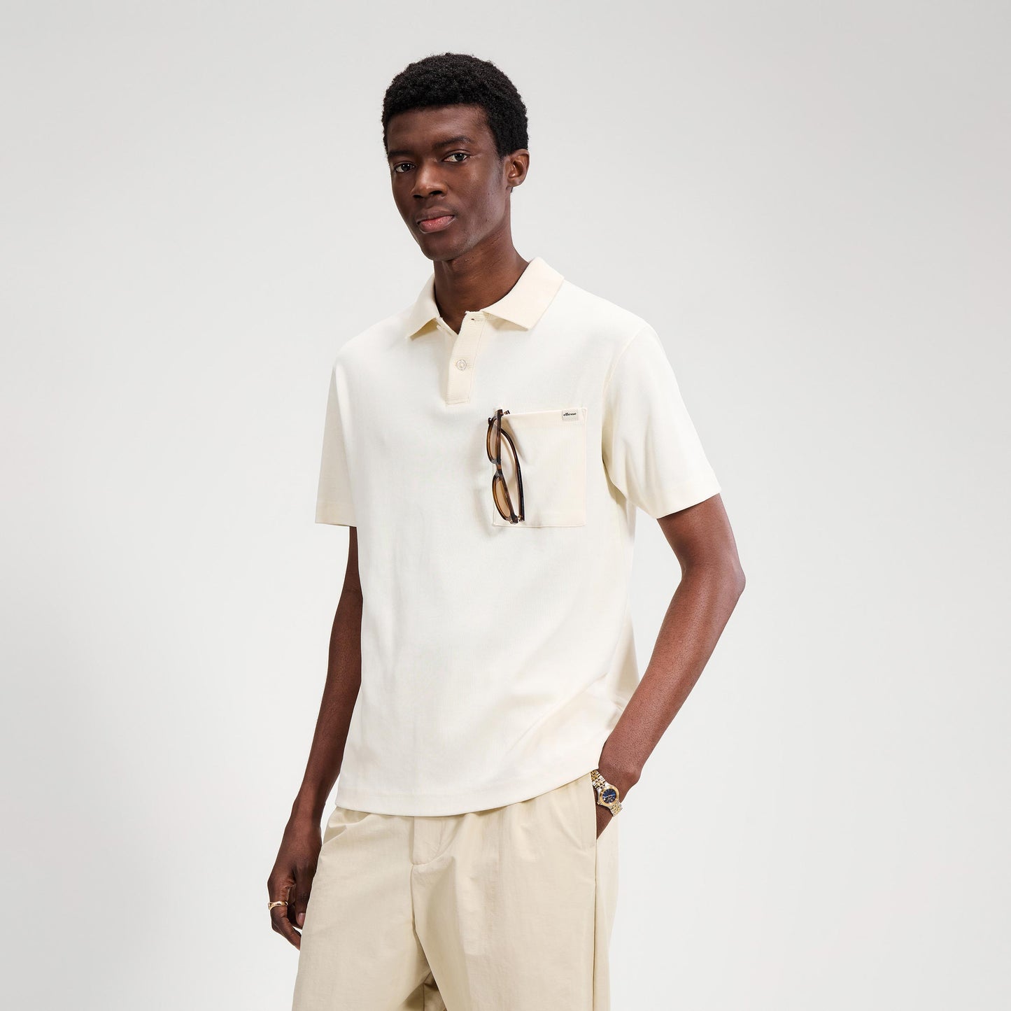 Ellesse Arivito Polo Herren - creme Ellesse Arivito Polo Herren - creme