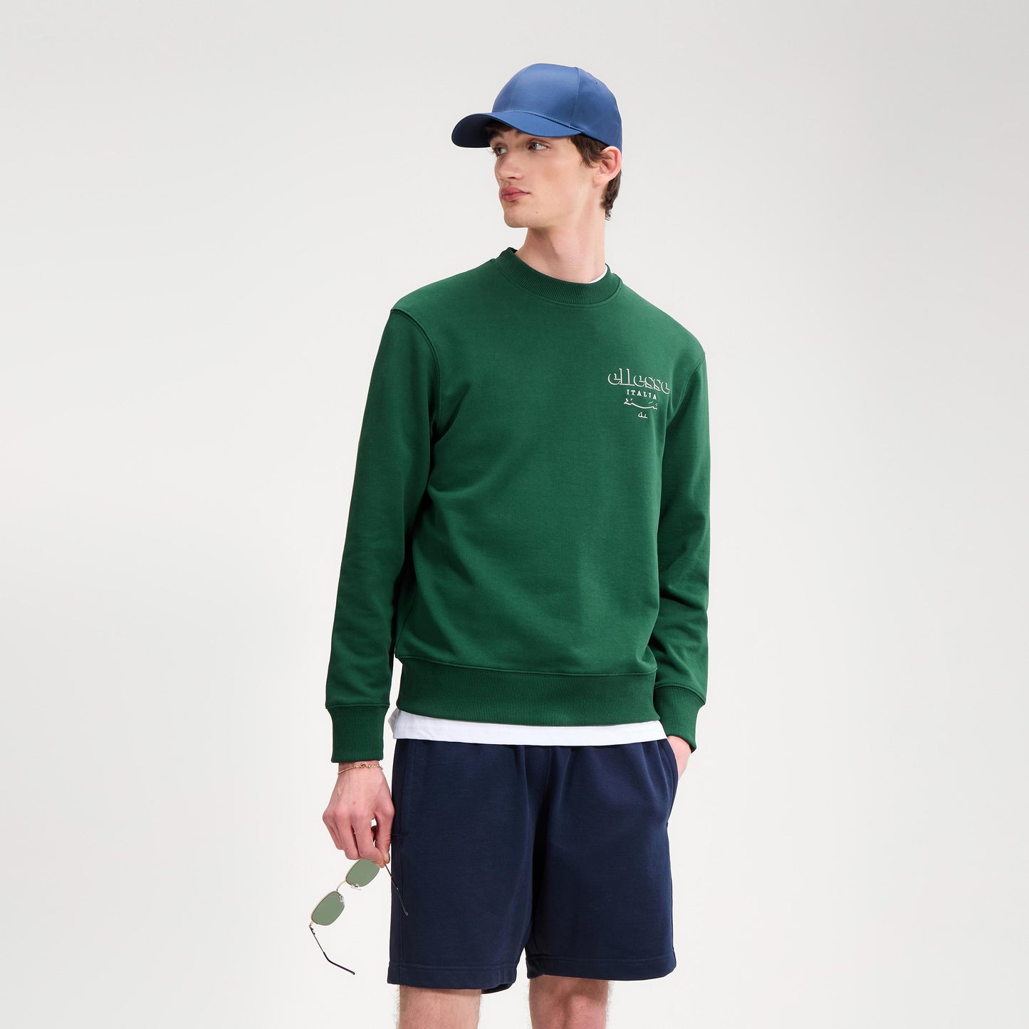 Ellesse Scroll Sweatshirt Herren - dunkelgrün Ellesse Scroll Sweatshirt Herren - dunkelgrün