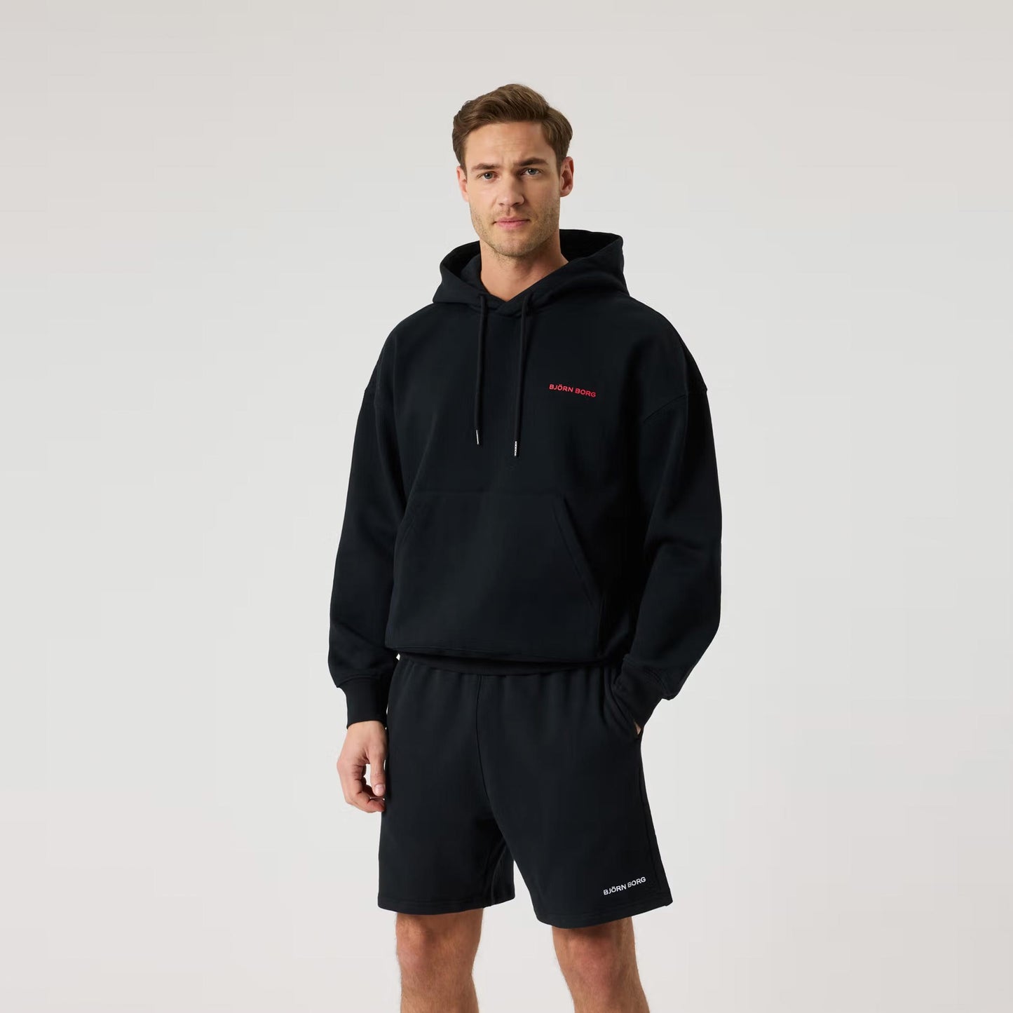 Björn Borg Borg Oversized Hoody Herren - schwarz Björn Borg Borg Oversized Hoody Herren - schwarz