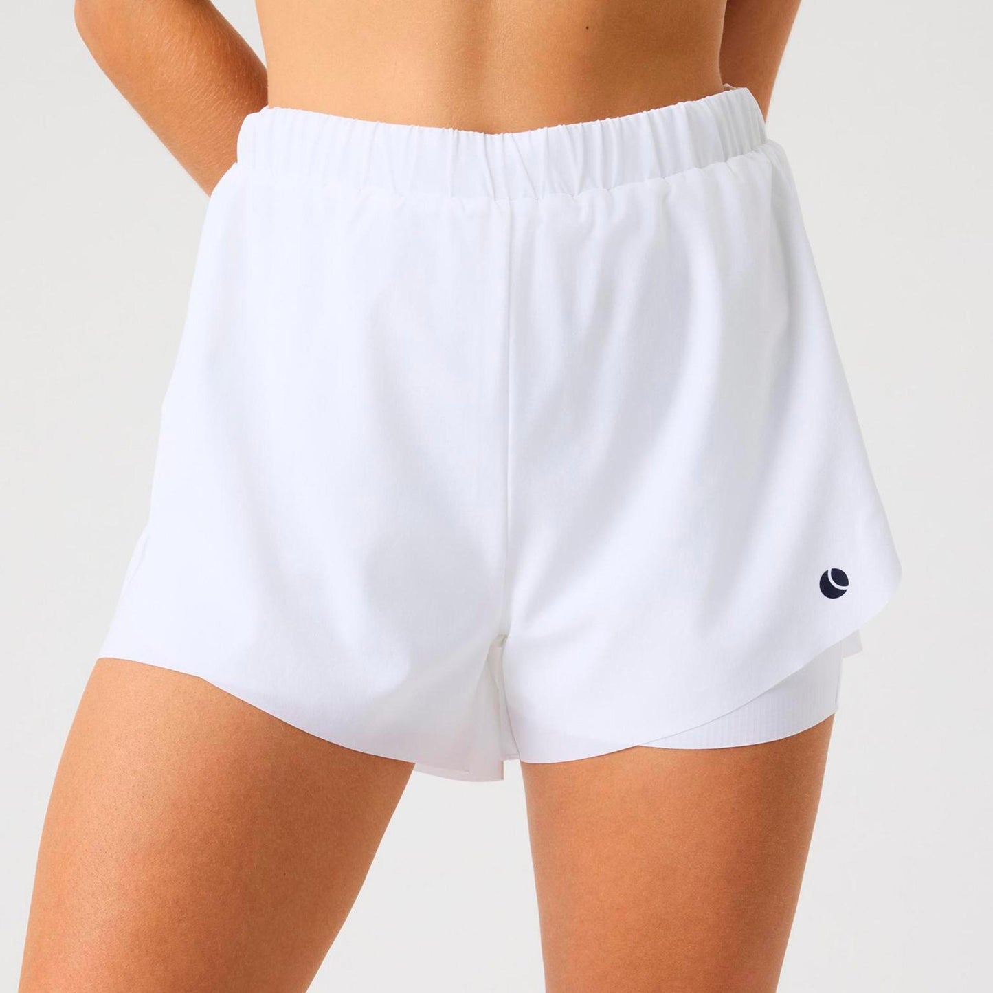 Björn Borg Ace 2 In 1 Shorts Damen - weiß Björn Borg Ace 2 In 1 Shorts Damen - weiß