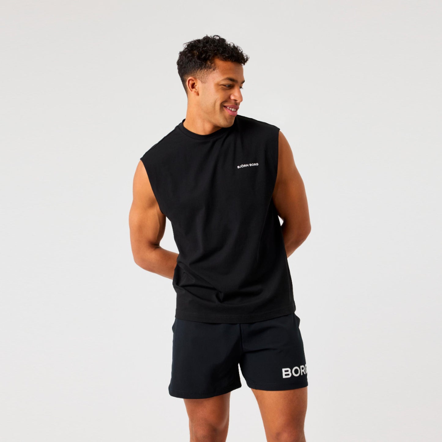 Björn Borg Borg Gym T-Shirt Herren - schwarz Björn Borg Borg Gym T-Shirt Herren - schwarz