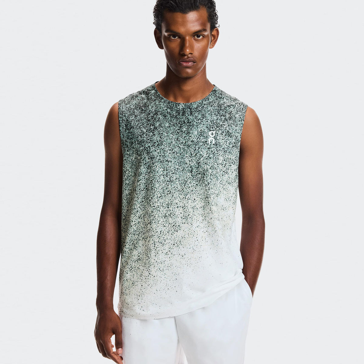On Court Fade Tank-Top Herren - grün, weiß On Court Fade Tank-Top Herren - grün, weiß