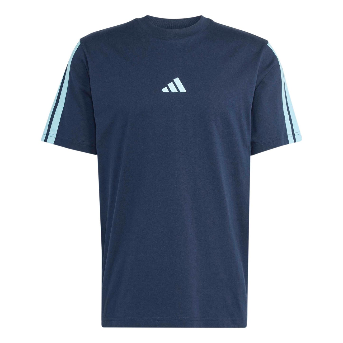 adidas 3Stripes T-Shirt Herren - dunkelblau, hellblau adidas 3Stripes T-Shirt Herren - dunkelblau, hellblau