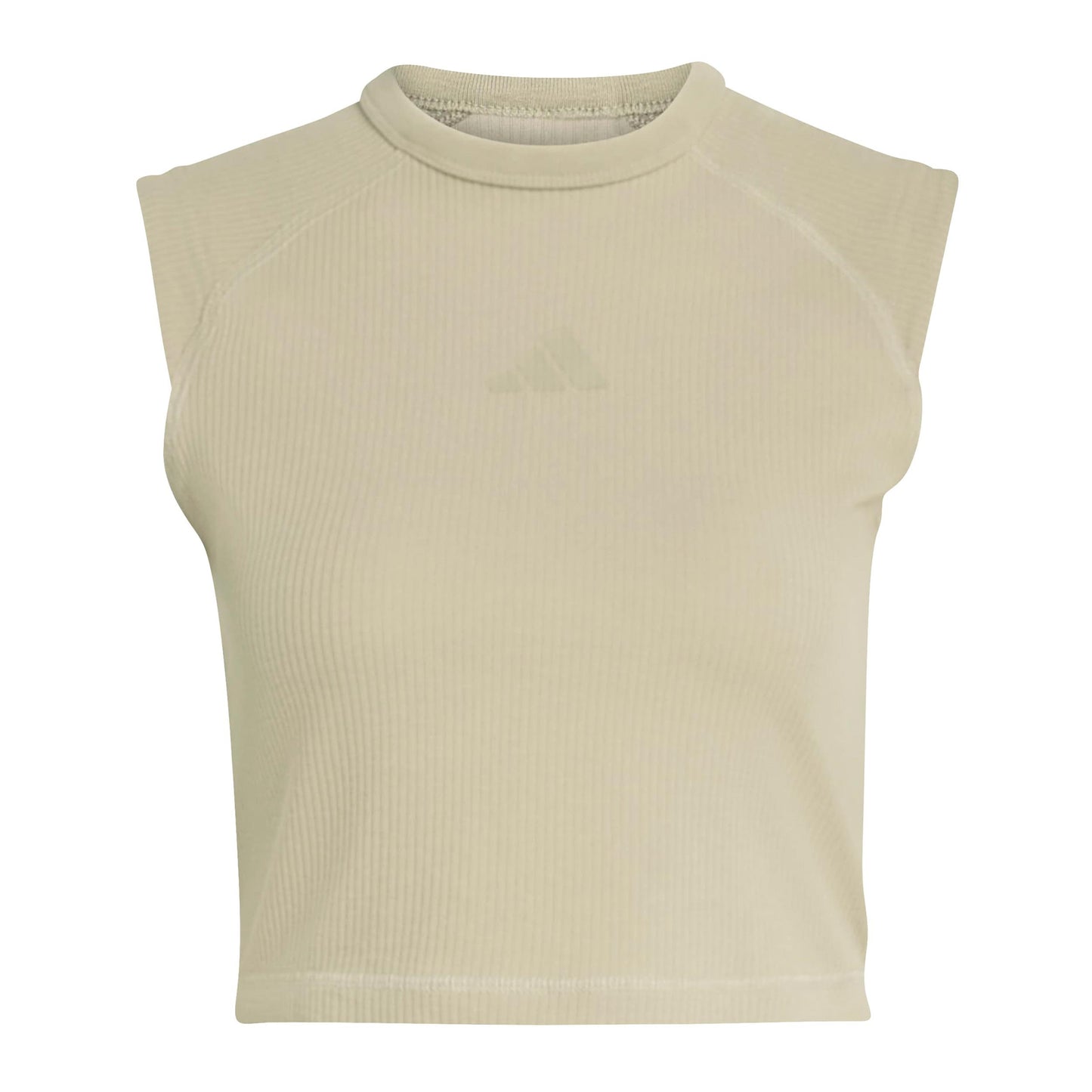 adidas All SZN Rib Tank-Top Damen - beige adidas All SZN Rib Tank-Top Damen - beige