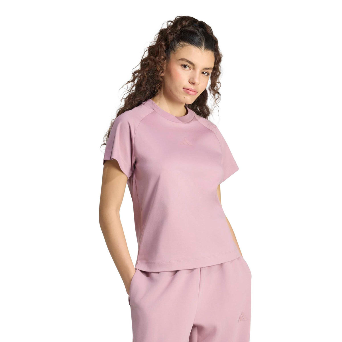 adidas Regular T-Shirt Damen - mauve adidas Regular T-Shirt Damen - mauve