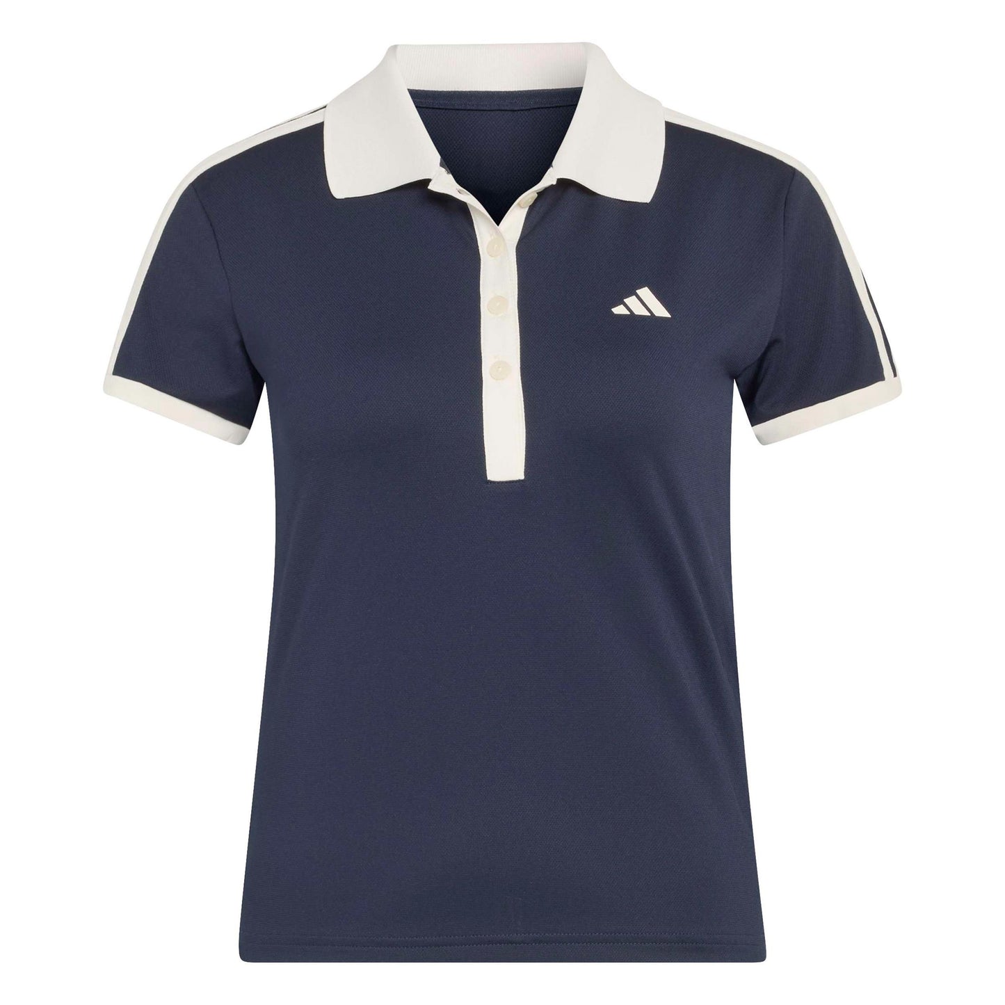 adidas Classics Polo Damen - dunkelblau, beige adidas Classics Polo Damen - dunkelblau, beige