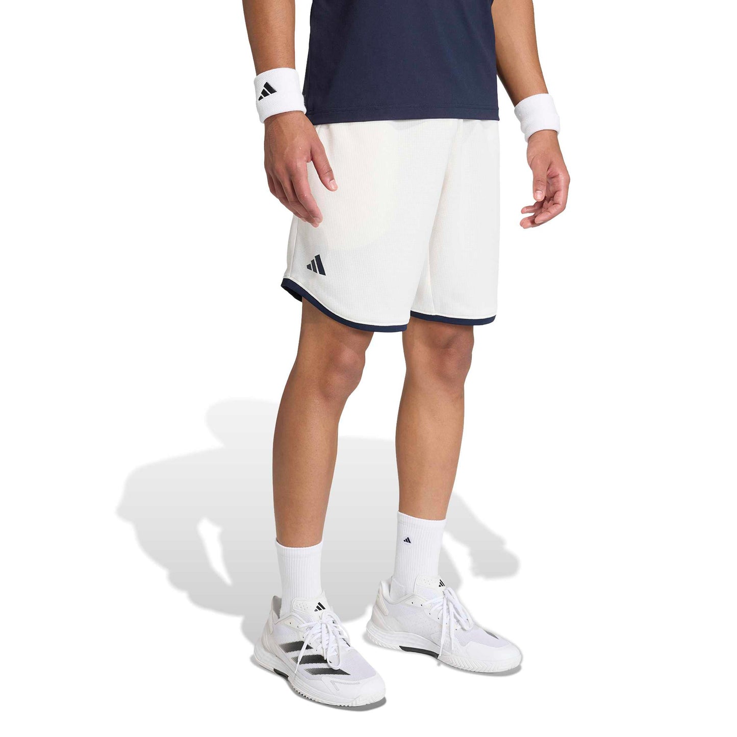 adidas Classics 9Inch Shorts Herren - beige, dunkelblau adidas Classics 9Inch Shorts Herren - beige, dunkelblau