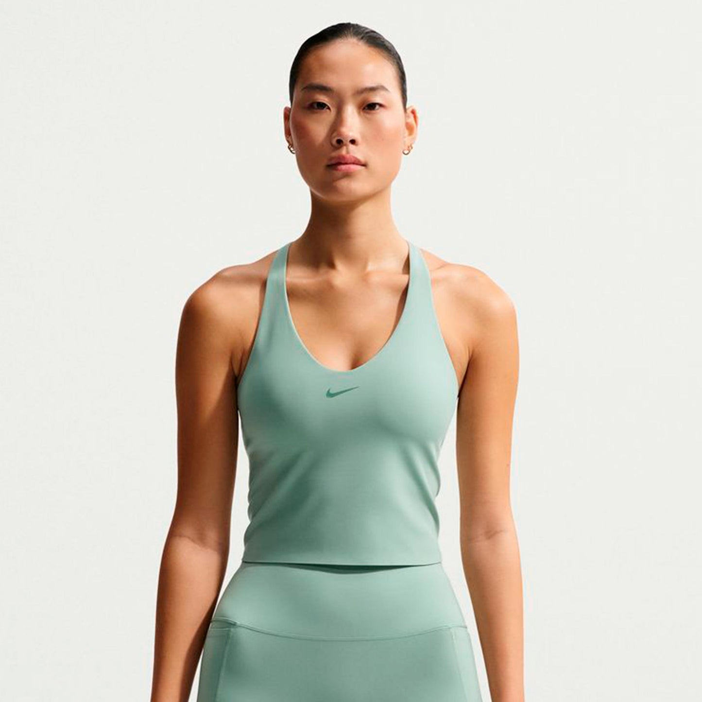 Nike Dri-Fit Medium Support Tank-Top Damen - graugrün, grün Nike Dri-Fit Medium Support Tank-Top Damen - graugrün, grün