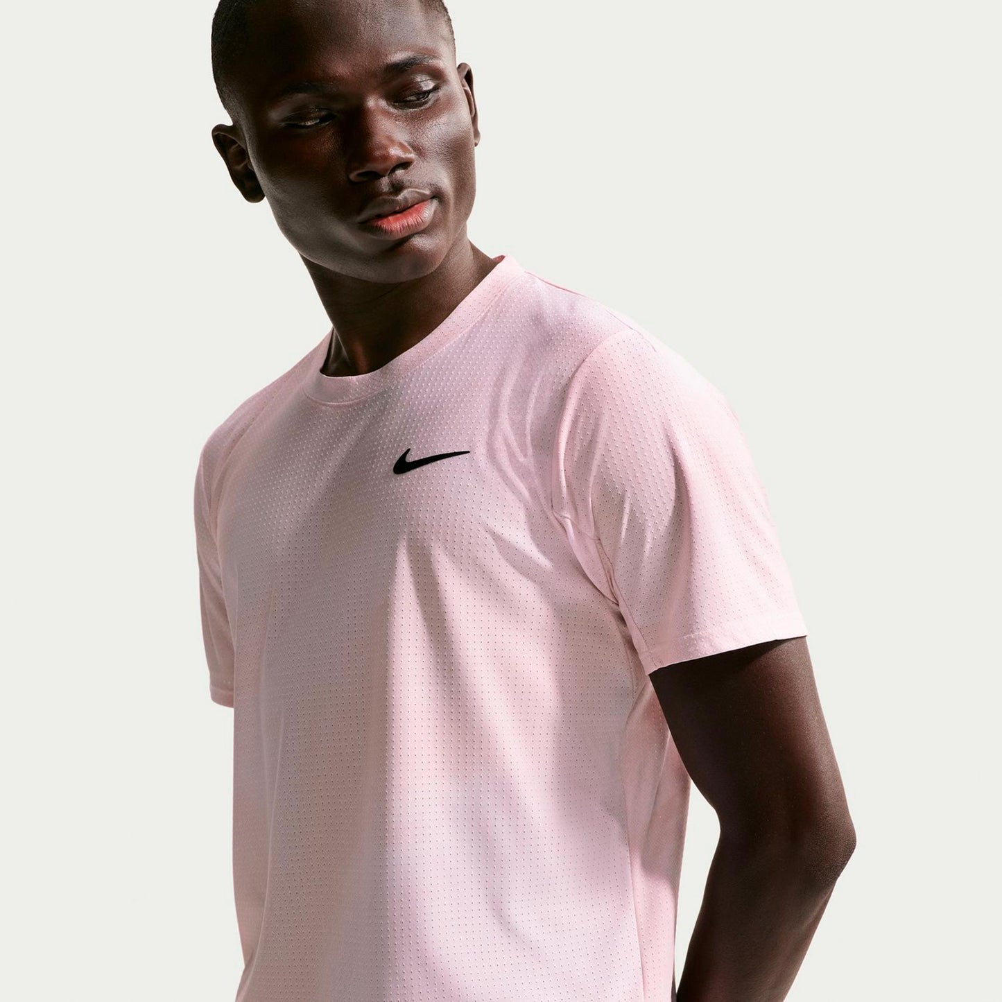 Nike Court Dri-Fit Advantage Slam T-Shirt Herren - pink, altrosa Nike Court Dri-Fit Advantage Slam T-Shirt Herren - pink, altrosa