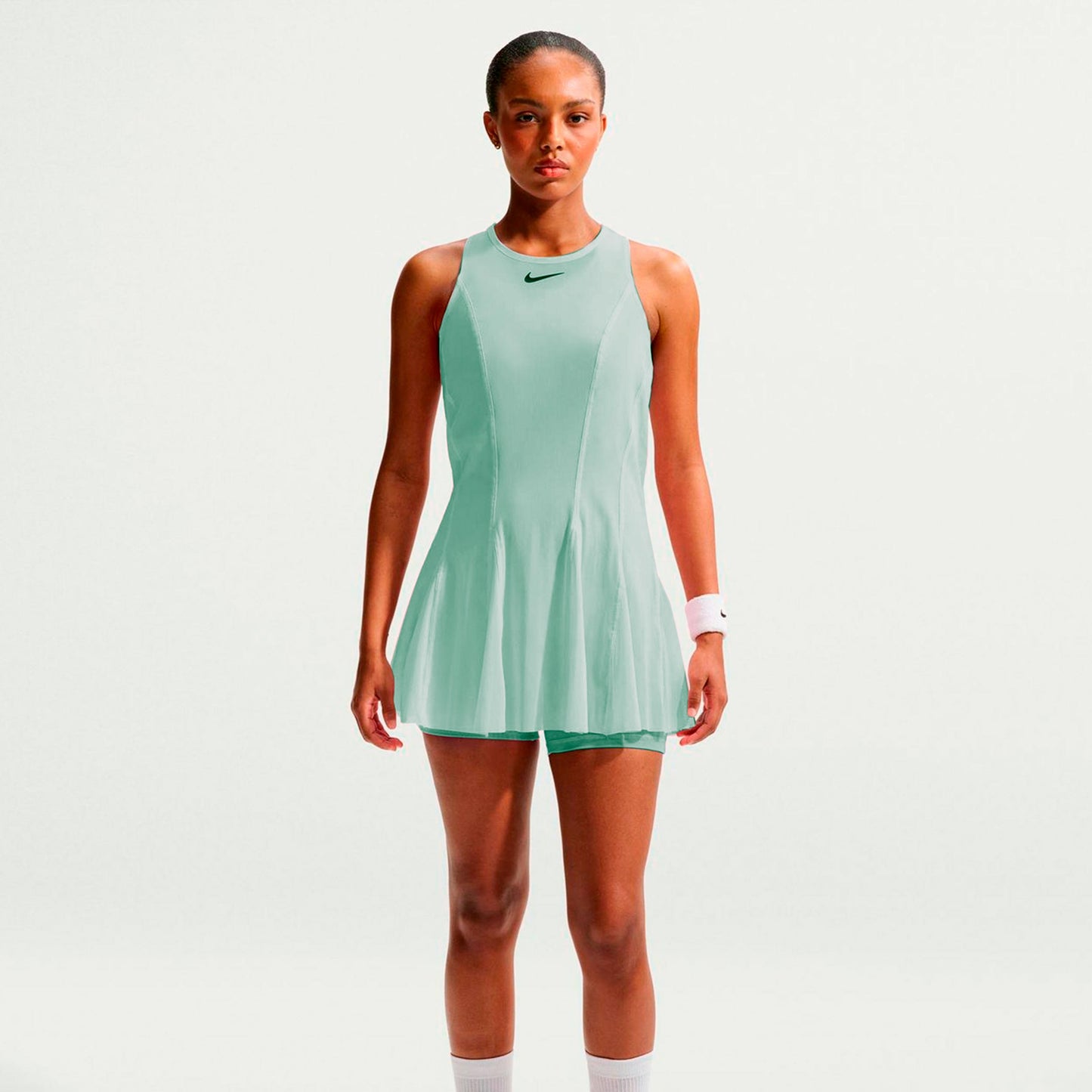 Nike Court Slam Kleid Damen - salbei, schwarz Nike Court Slam Kleid Damen - salbei, schwarz