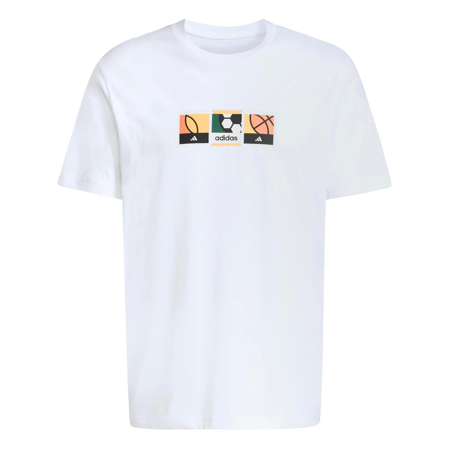 adidas MOS Stamps Graphic T-Shirt Herren - weiß, mehrfarbig adidas MOS Stamps Graphic T-Shirt Herren - weiß, mehrfarbig
