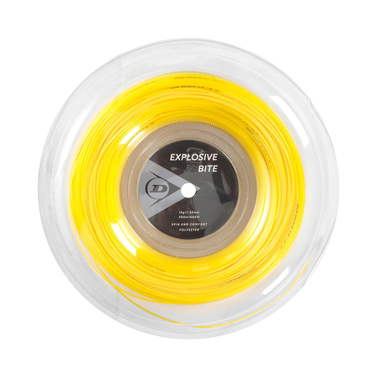 Dunlop Explosive Bite Saitenrolle 200m - gelb Dunlop Explosive Bite Saitenrolle 200m - gelb