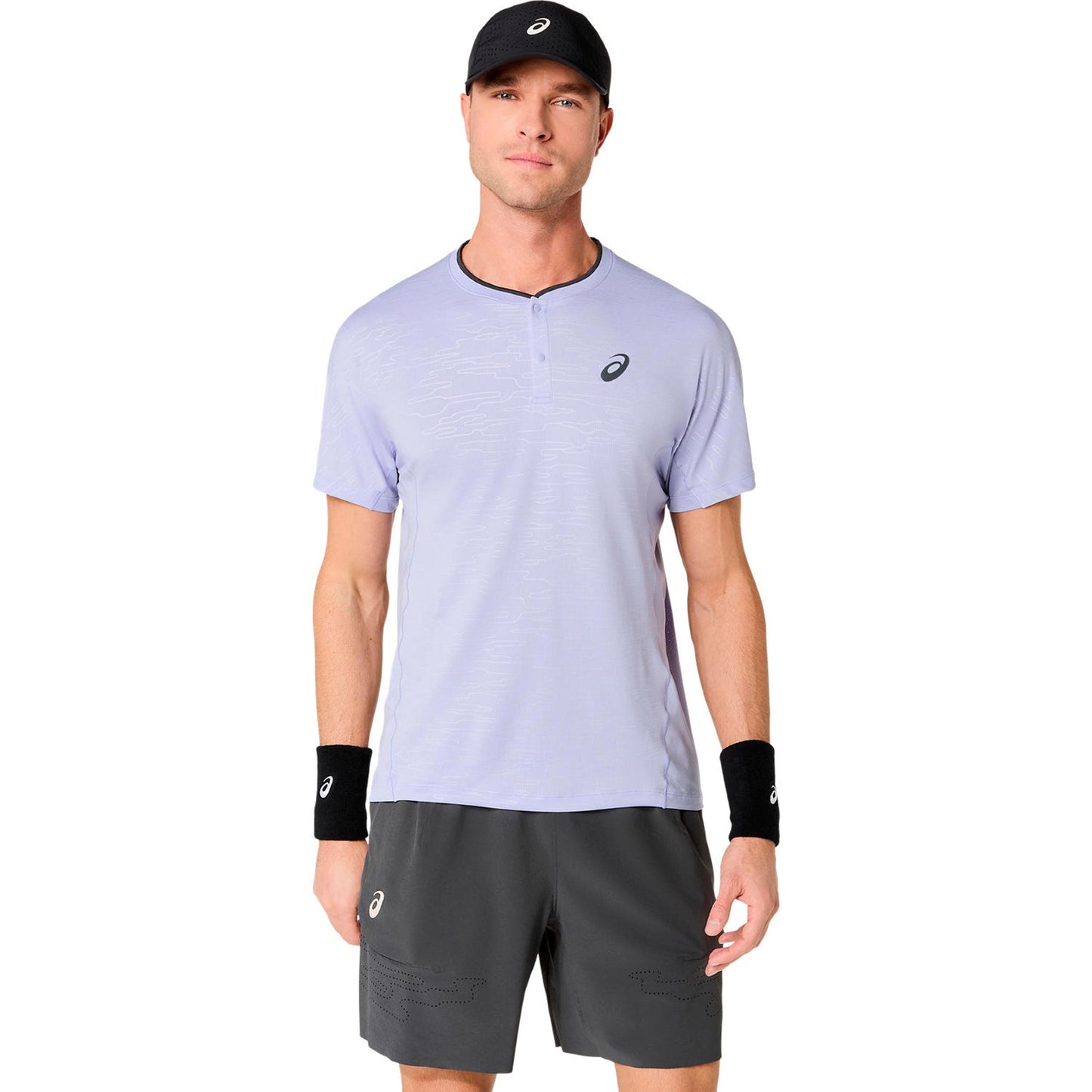 ASICS Match Top Night Energy T-Shirt Herren - blau ASICS Match Top Night Energy T-Shirt Herren - blau