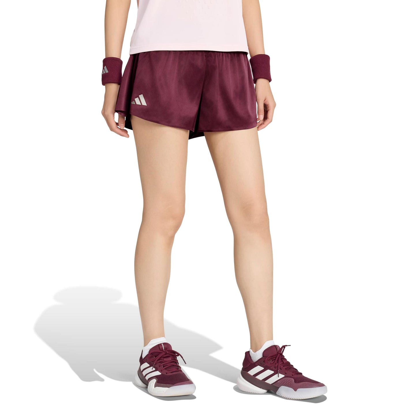 adidas Pro Shorts Damen - weinrot adidas Pro Shorts Damen - weinrot