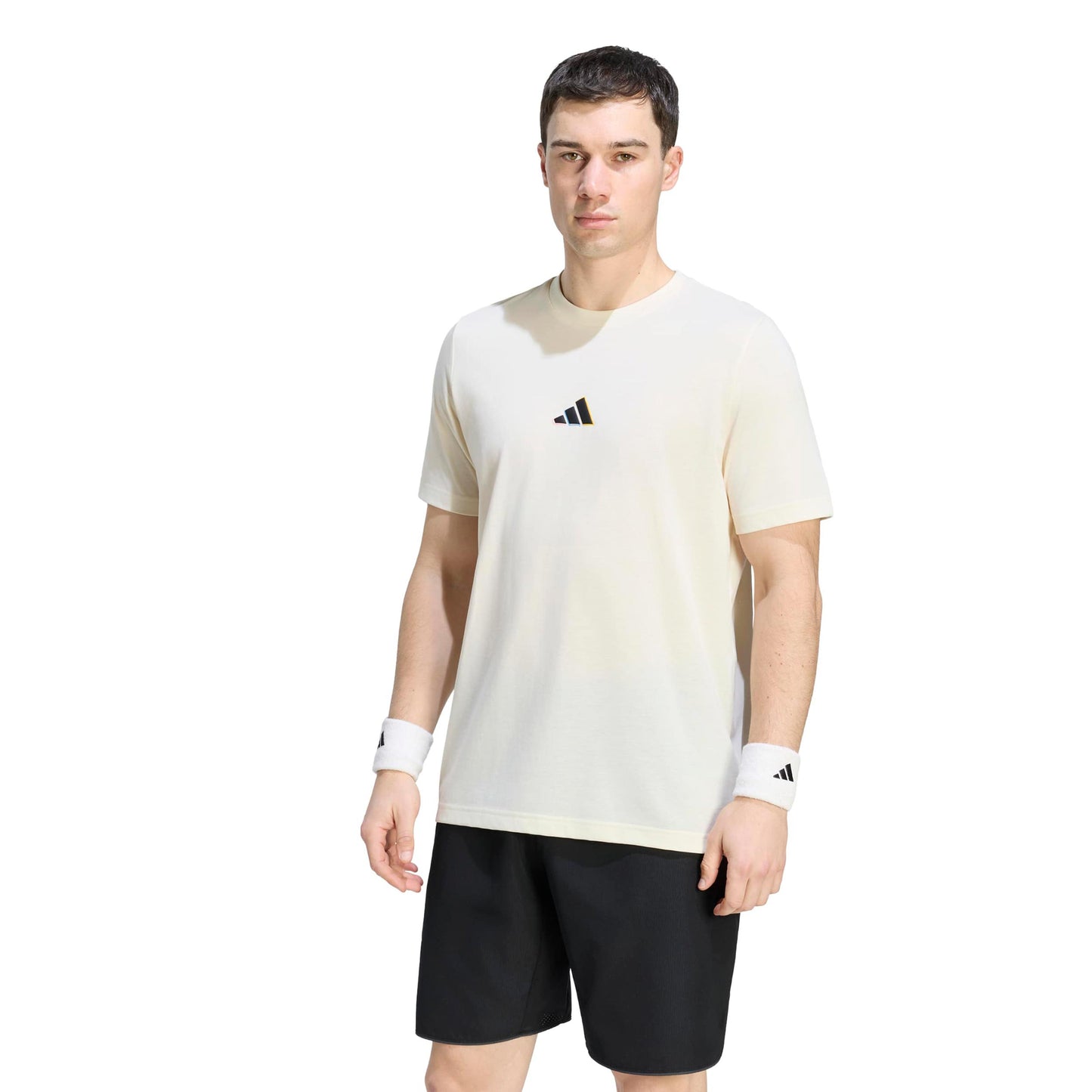 adidas T-Shirt Herren - creme, mehrfarbig adidas T-Shirt Herren - creme, mehrfarbig