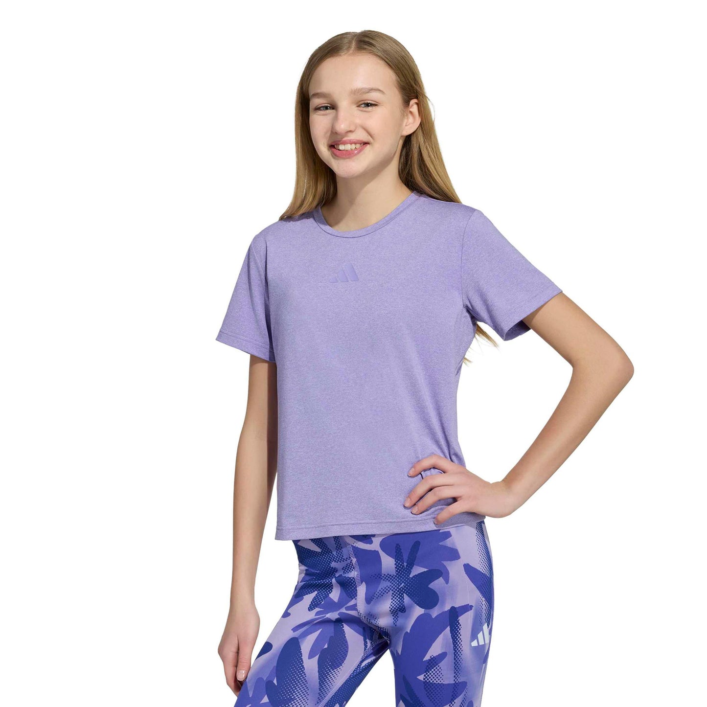 adidas Sportswear T-Shirt Kinder - flieder adidas Sportswear T-Shirt Kinder - flieder