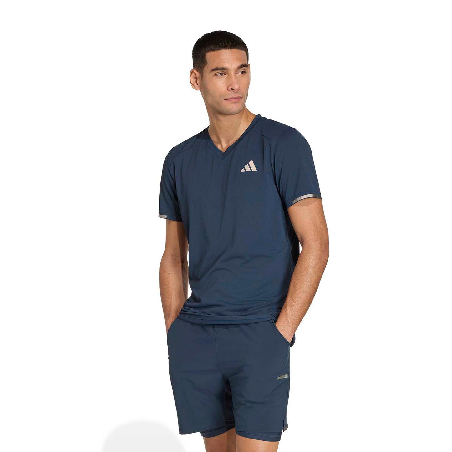 adidas Freelift Pro T-Shirt Herren - blaugrau, silber adidas Freelift Pro T-Shirt Herren - blaugrau, silber