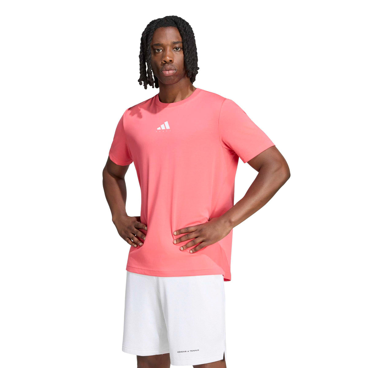 adidas Graphic T-Shirt Herren - berry, weiß adidas Graphic T-Shirt Herren - berry, weiß